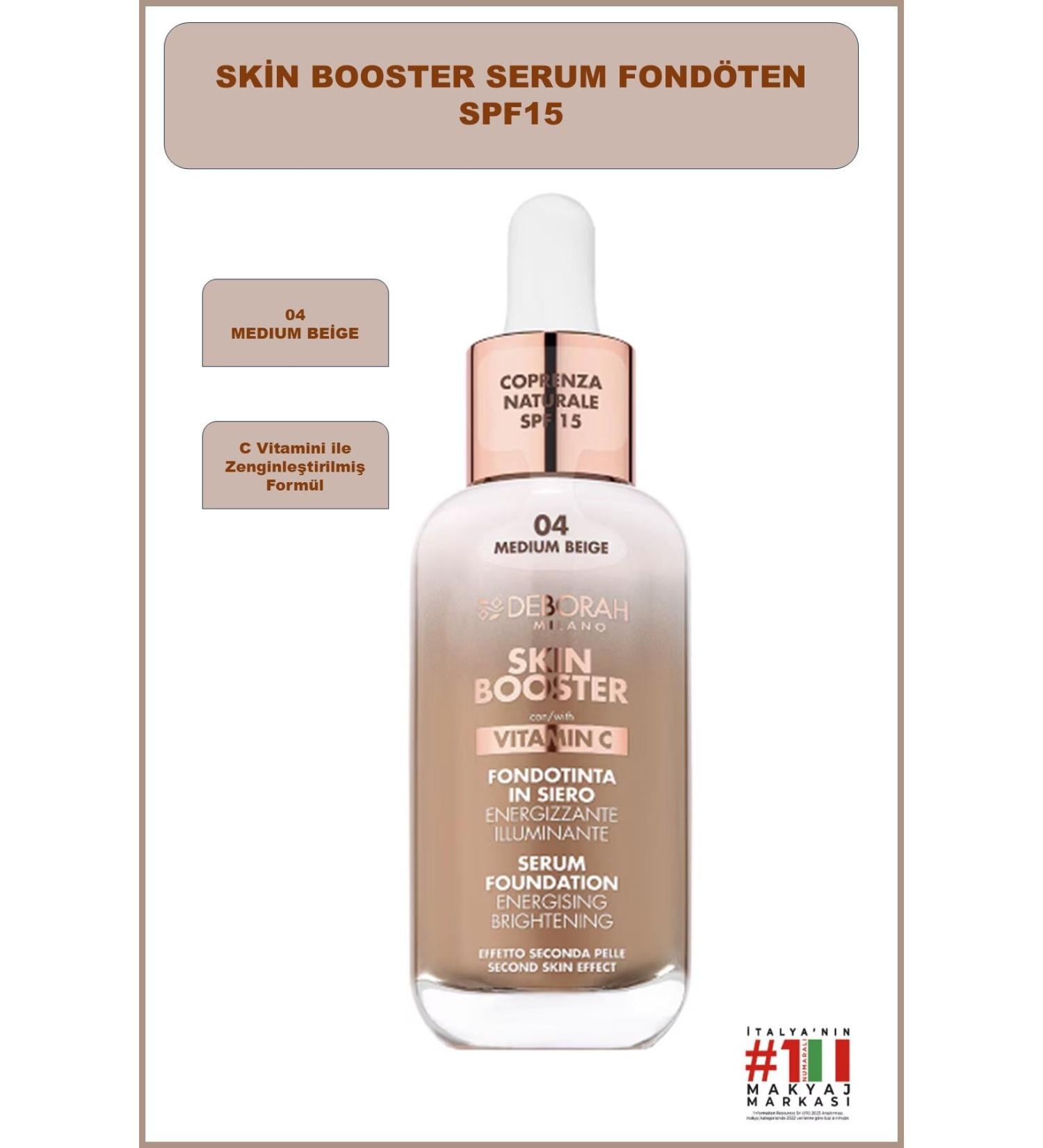 Deborah Skin Booster Serum Foundation 04 - Buy Online on GoSupps.com