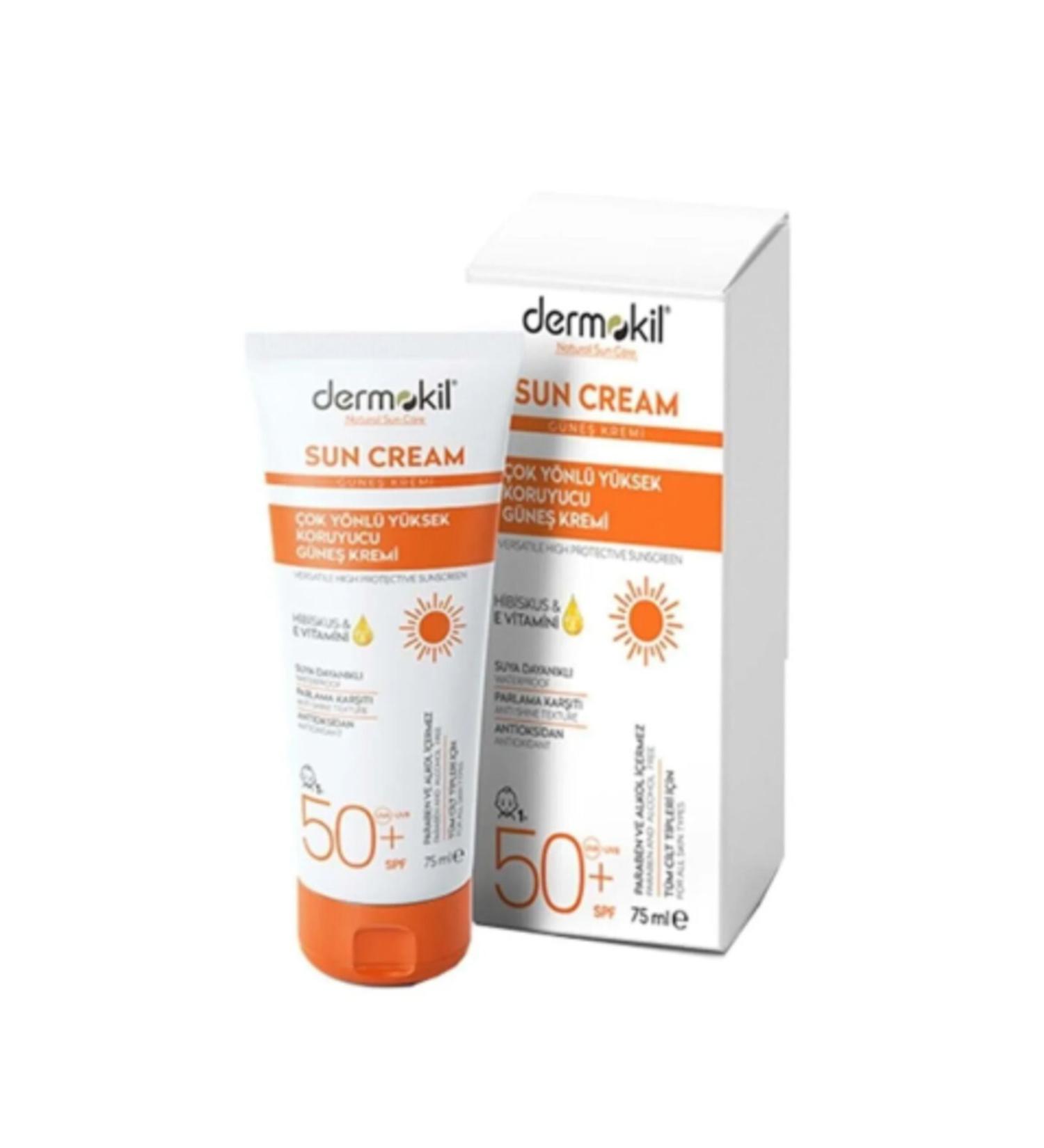 Dermokil Sun Cream Multi-Purpose High Protection 50 Spf 75 ml