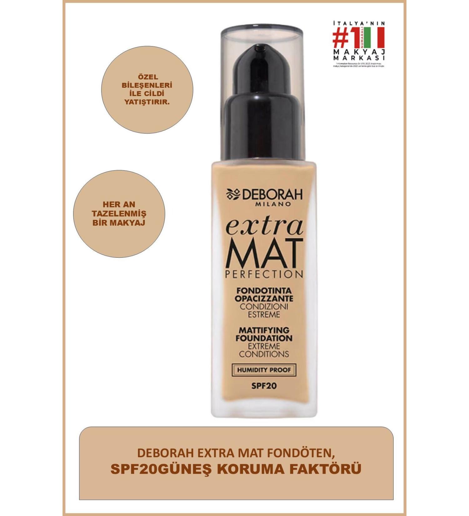 Deborah Extra Matte Perfection Foundation No: 03 8009518305548 - Buy Online on GoSupps.com