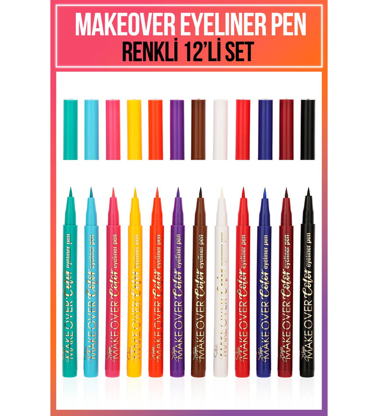 New Well Makeover Eyeliner Pen 12 Color Set - Buy Online on GoSupps.com