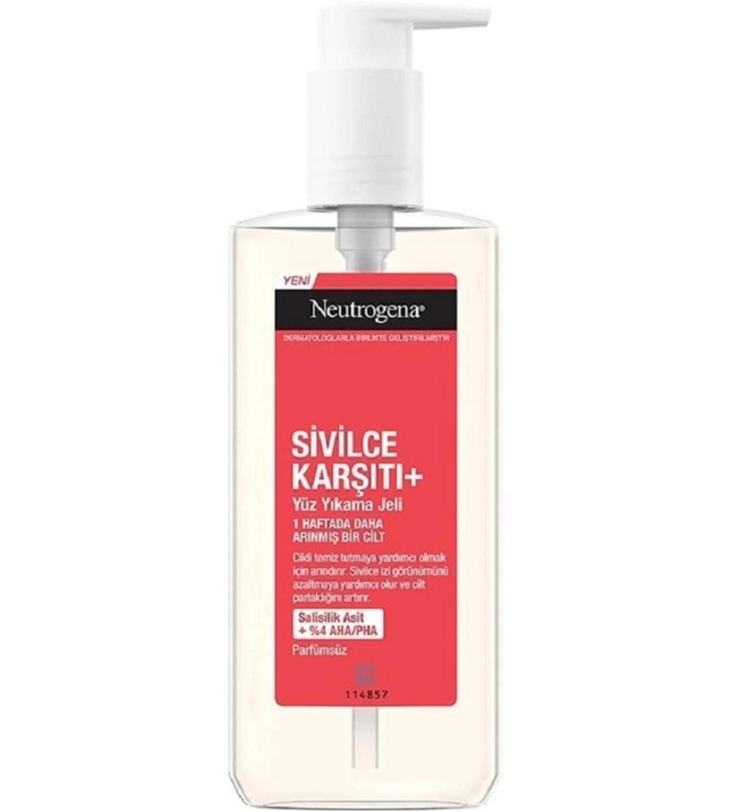 Neutrogena Anti-Acne + Facial Cleansing Gel 200 Ml