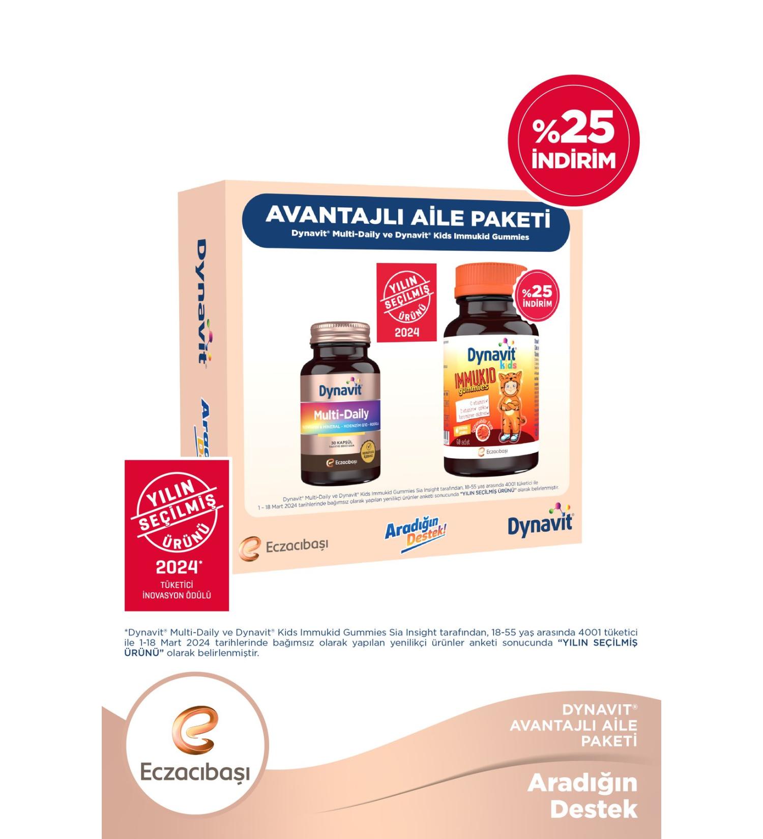 Dynavit Multi Daily & Immukid Gummies Advantageous Package - Buy Online on GoSupps.com