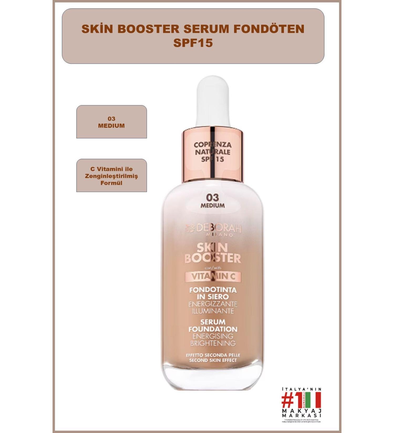 Deborah Skin Booster Serum Foundation 03 - Buy Online on GoSupps.com