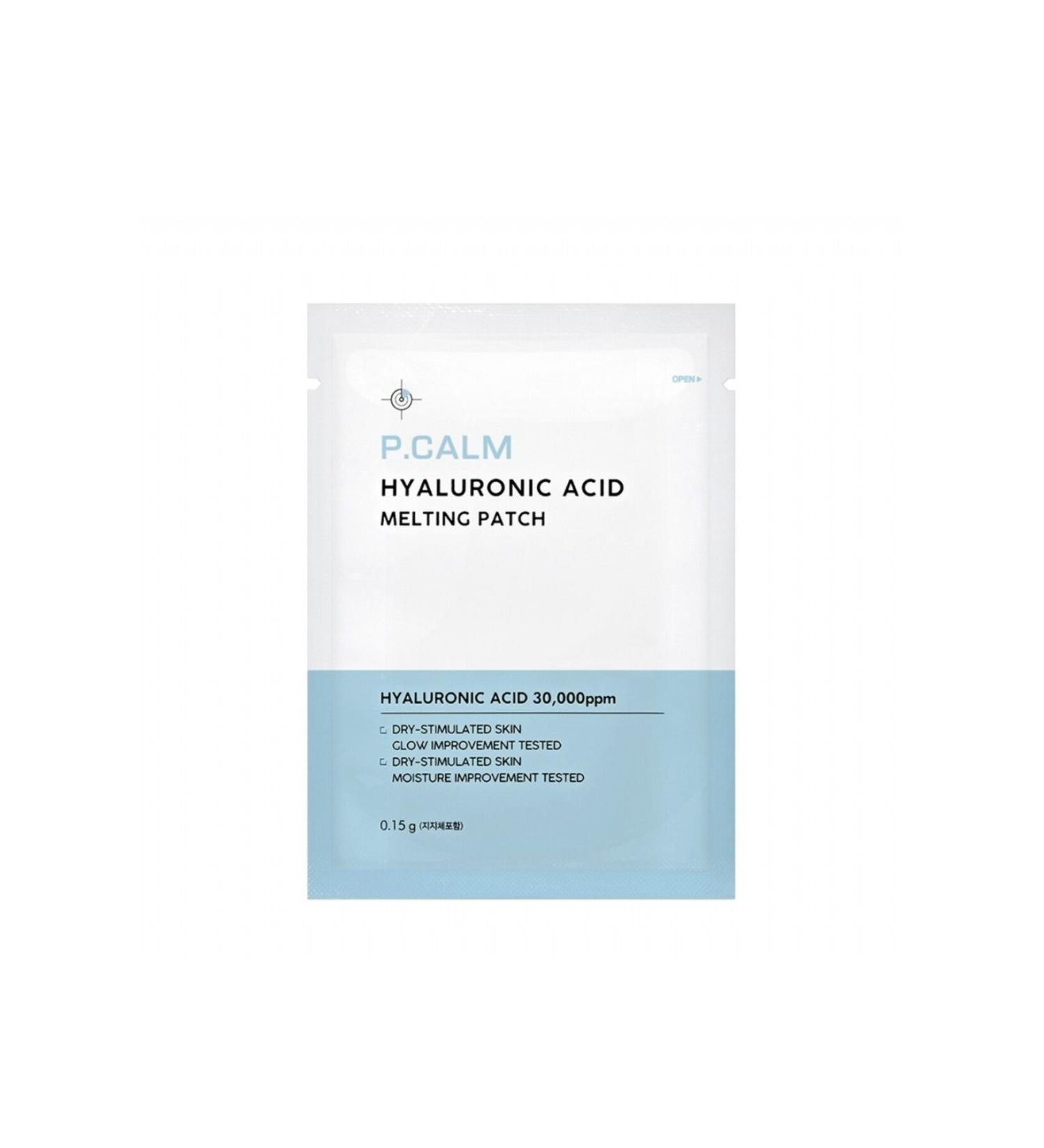 P Calm Hyaluron Acid Melting Patch - Skin Melting Patch Containing Collagen and 3% Hyaluronic Acid - Buy Online on GoSupps.com