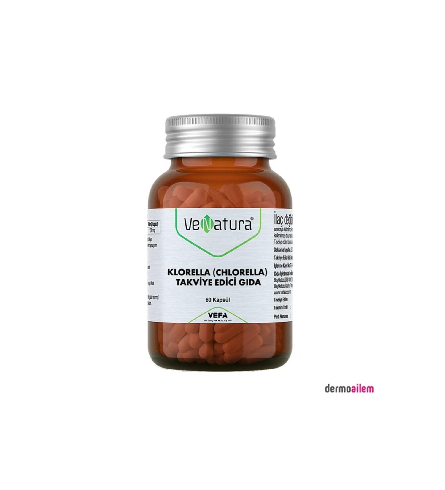 Venatura Chlorella Chlorella Food Supplement 60 Capsules