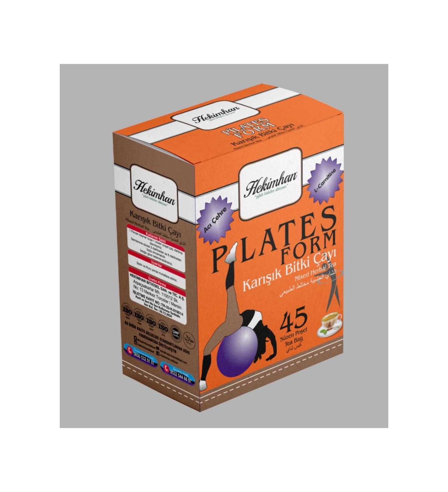 Hekimhan PILATES FORM BITTER MIXED TEA 45 PIECES