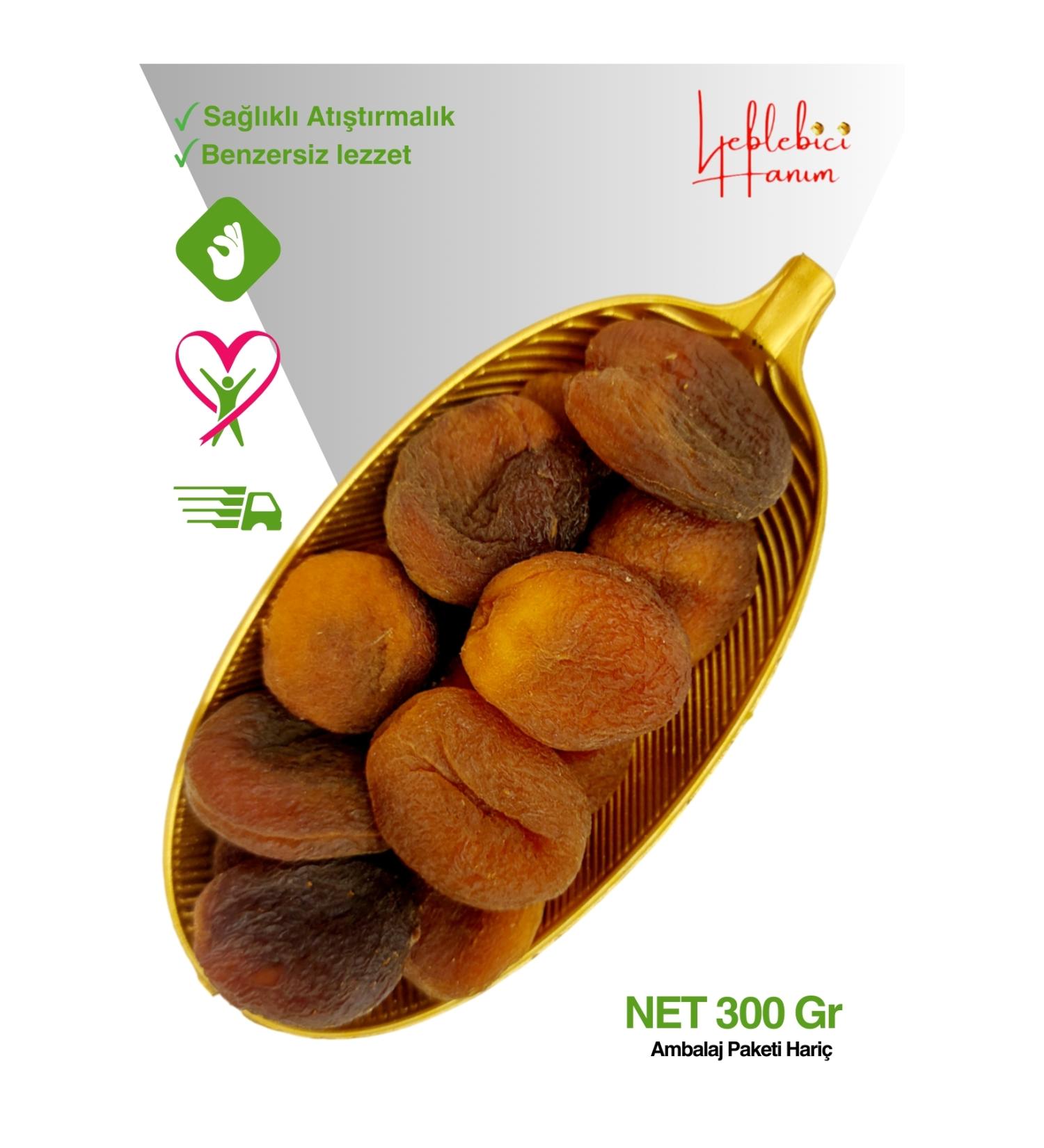MEK Health Friendly Organic Series Large Size No Sugar Added Sun Dried Apricots 300 gr