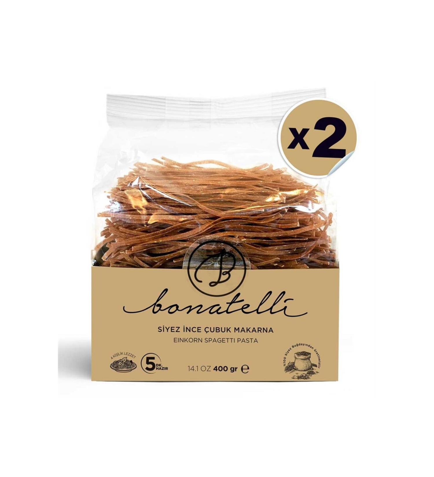 Bonatelli 2-Piece Einkorn Thin Stick Pasta - Buy Online on GoSupps.com