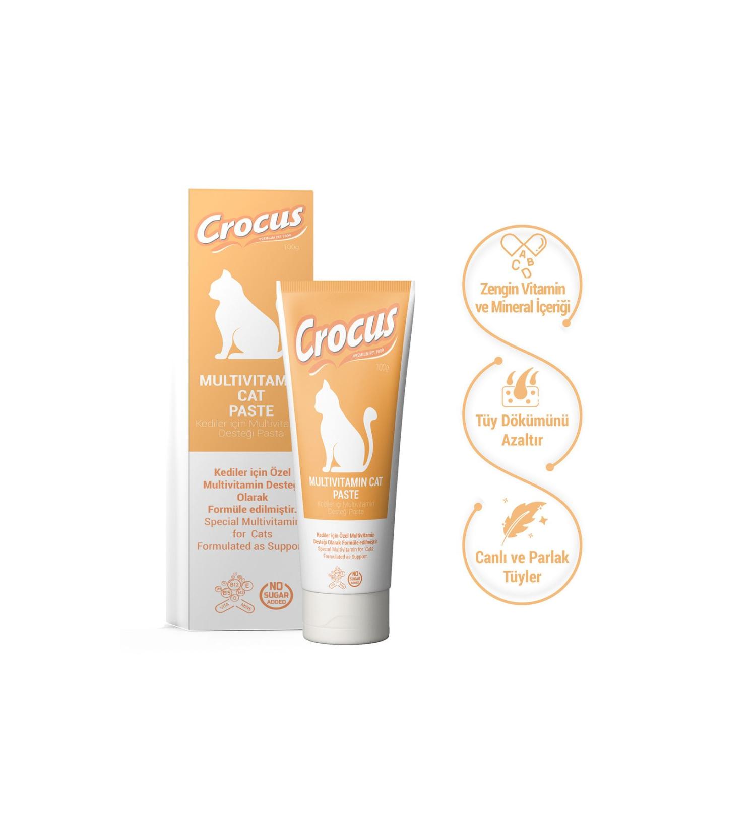 Crocus Cat Multivitamin Paste 100 Grams 353067