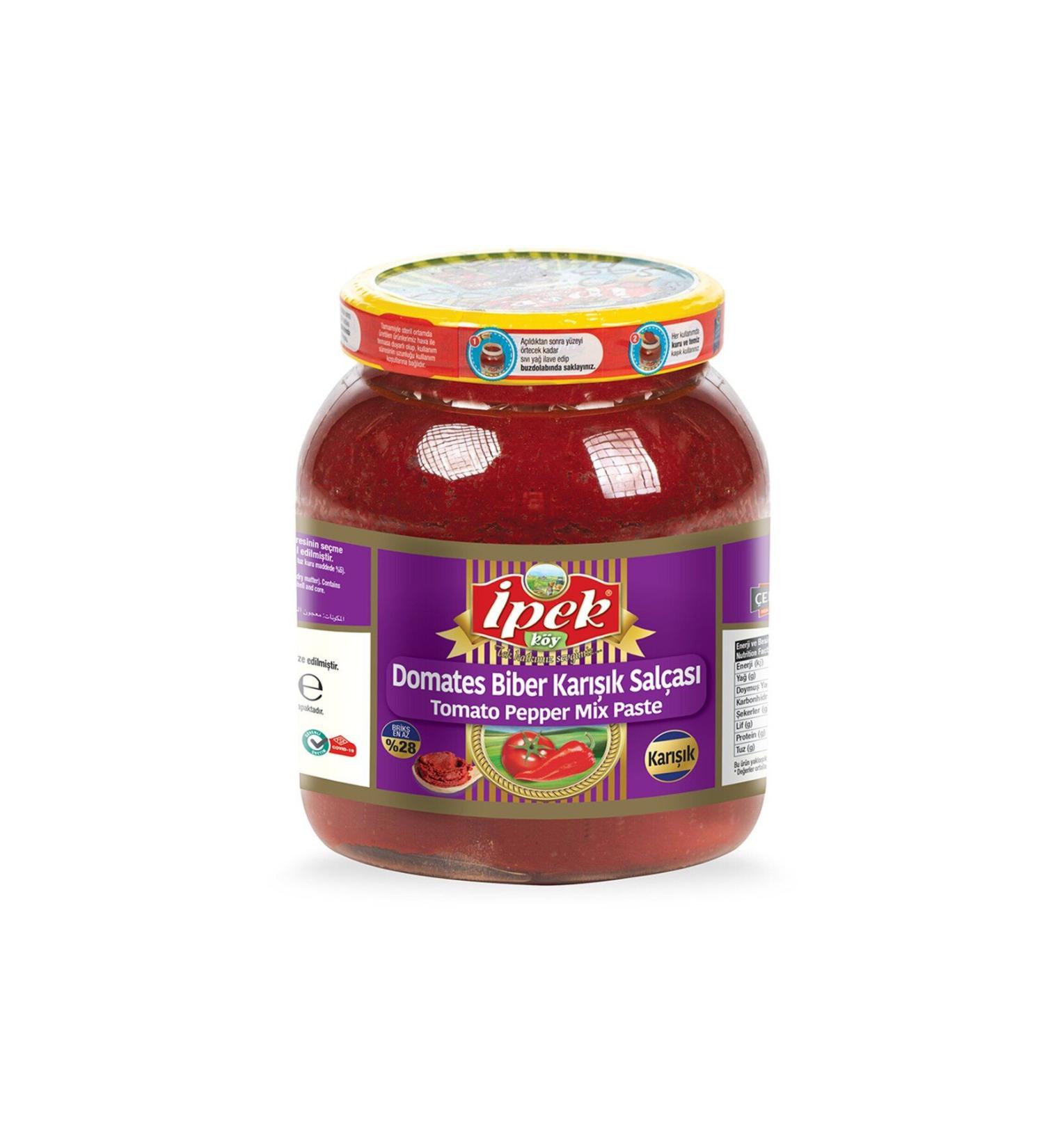 pek pek Village Tomato and Pepper Mixed Paste 1.6 Kg Pet