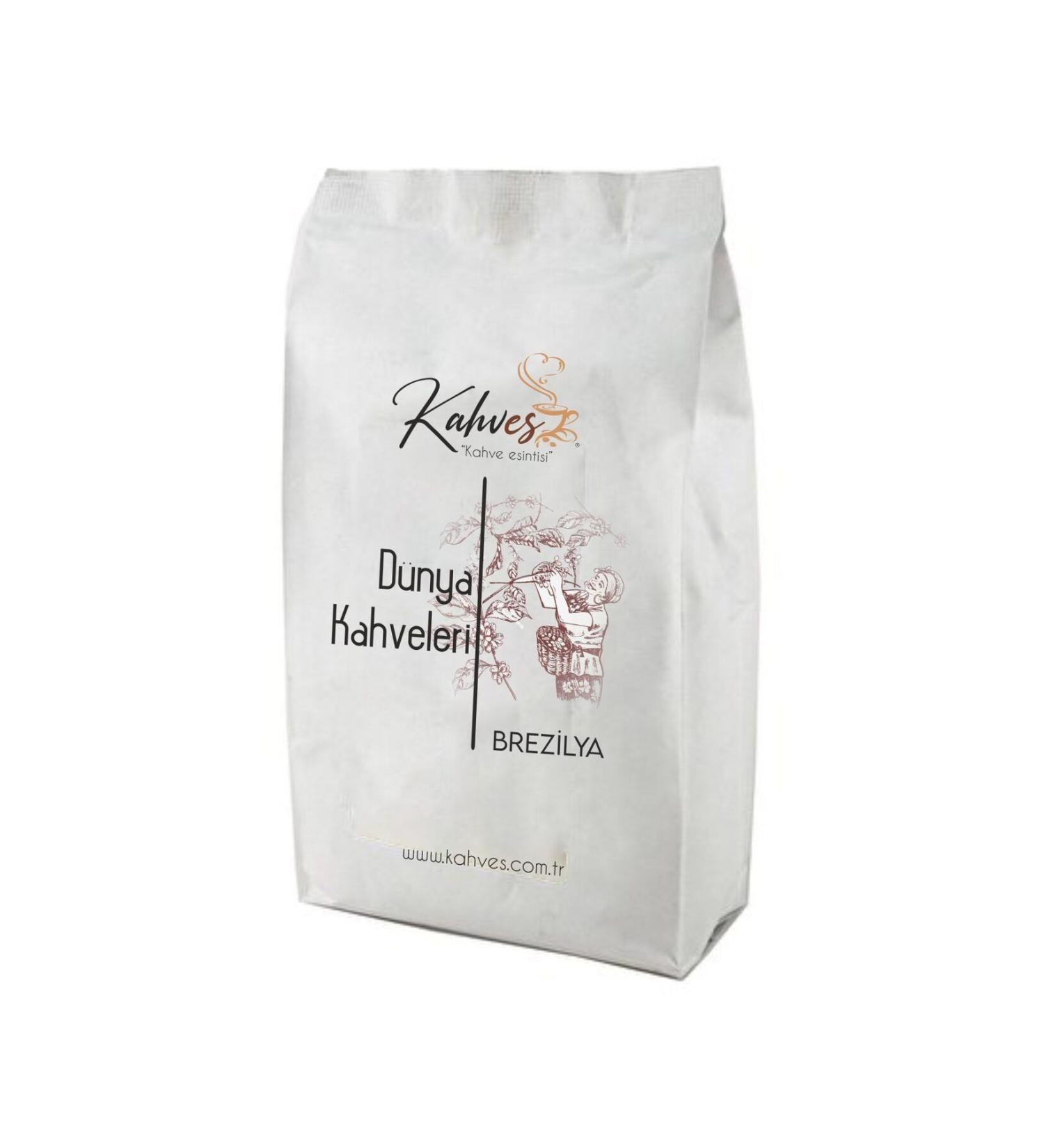 Kahves World Coffees Brazilian Coffee Beans 1 Kg