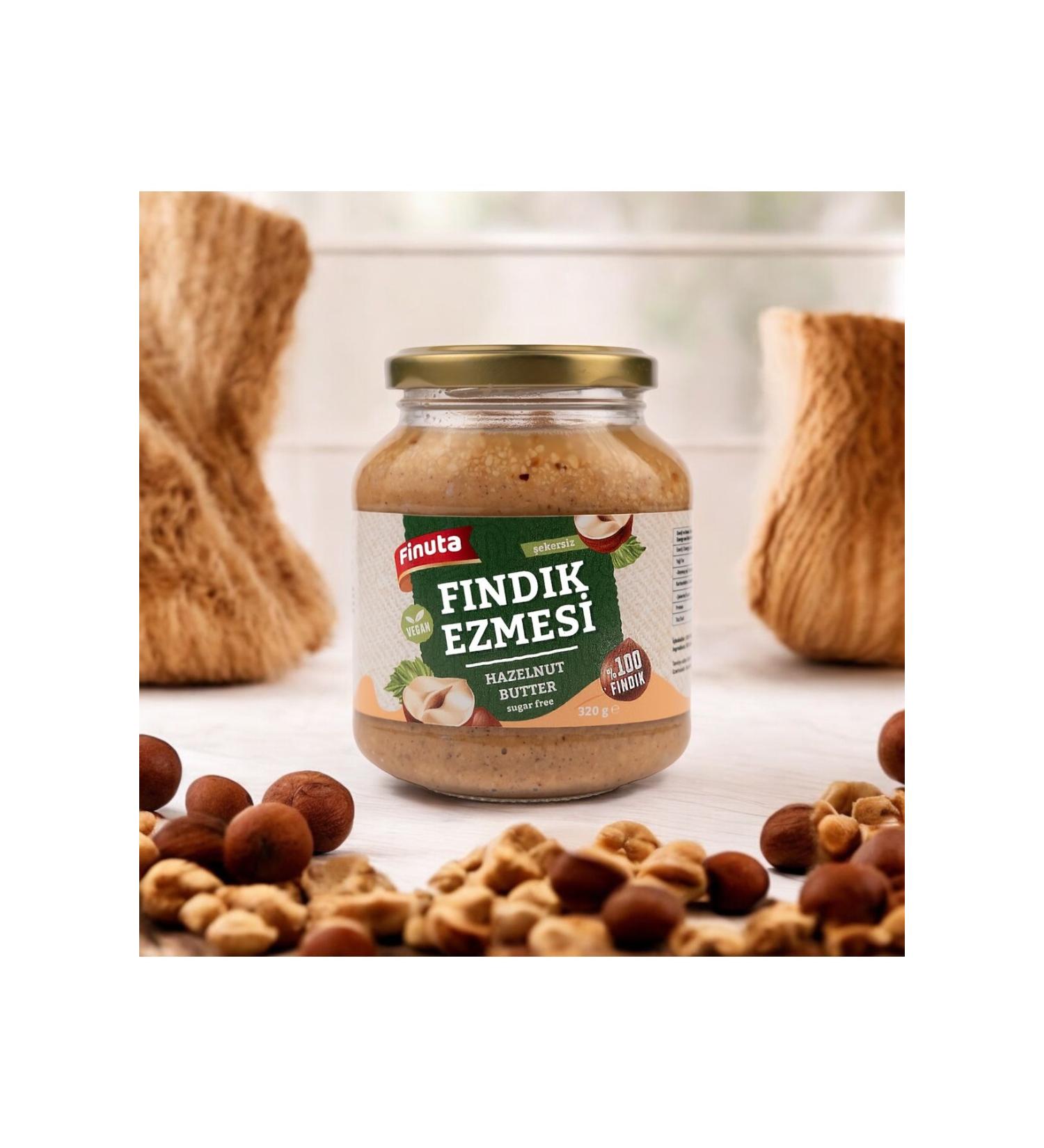 FINUTA HAZELNUT PASTE 0 HAZELNUT (SUGAR-FREE) 320GR