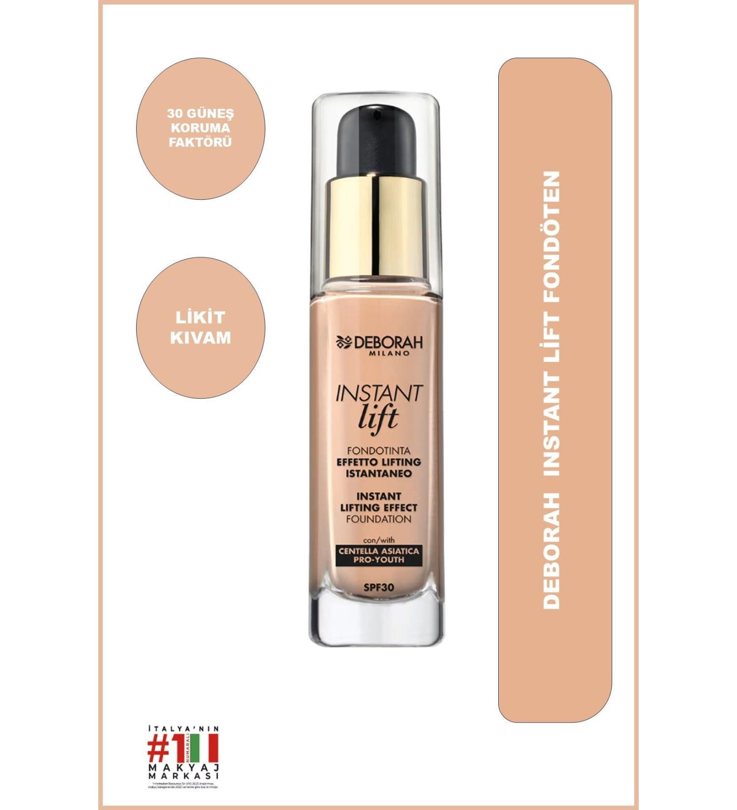 Deborah Instant Lift Foundation Beige No: 02 Foundation