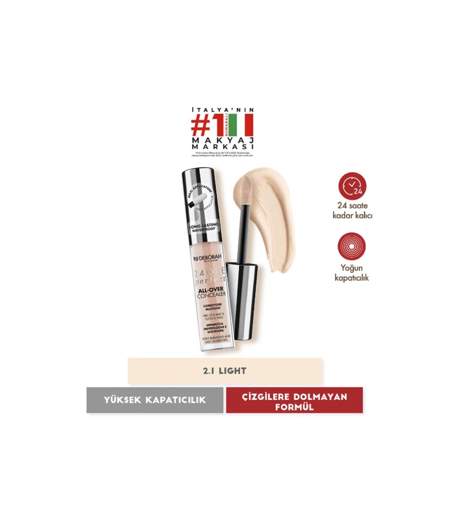 Deborah 24 Ore All Over Concealer WP 2.1 Light