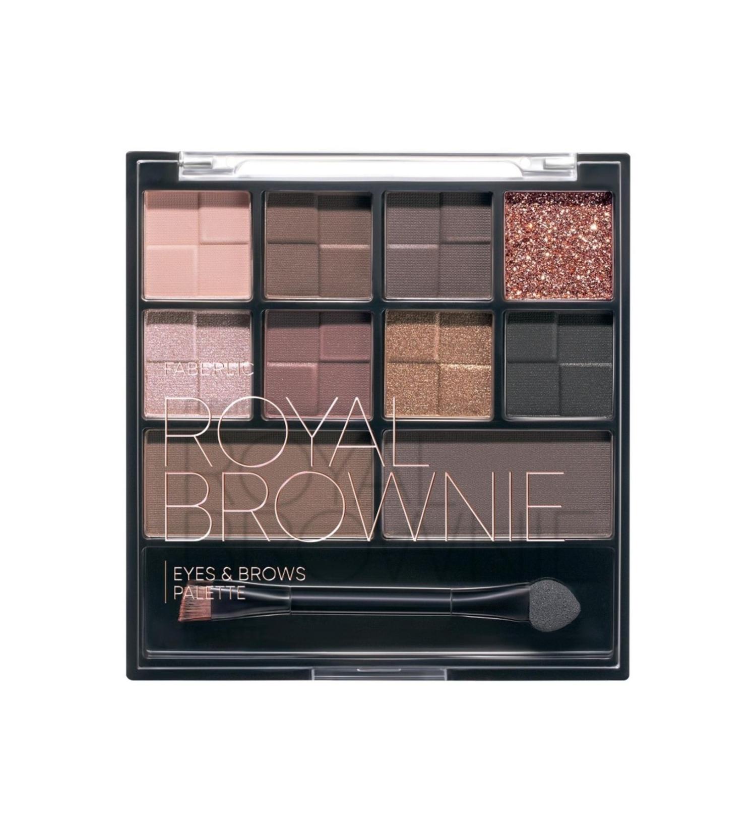 Faberlic Royal Brownie Eyeshadow and Brow Palette - Buy Online on GoSupps.com