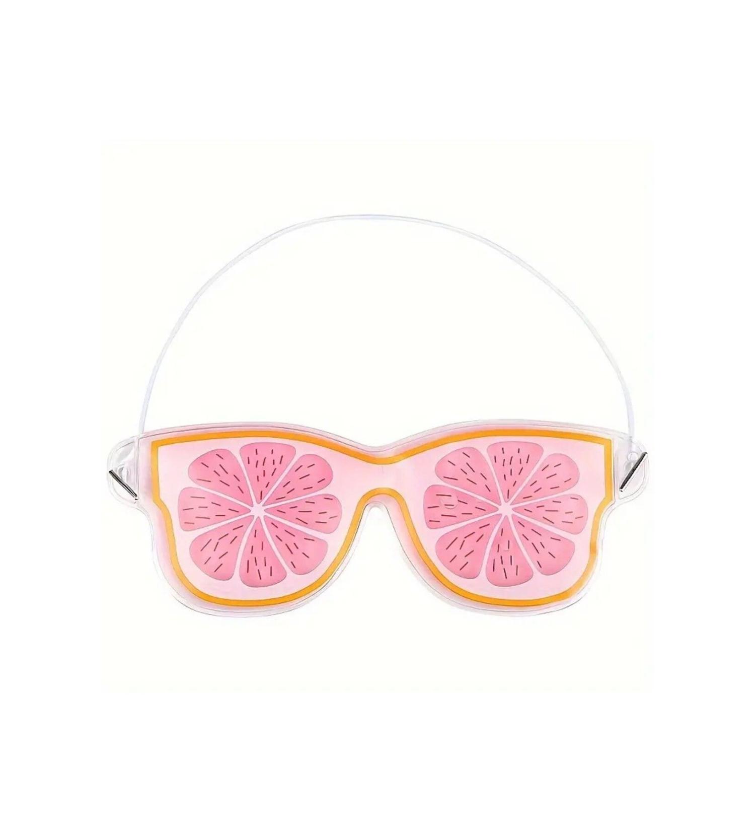 GlassySKY Refreshing Gel Eye Mask for All Skin Types - GRAPEFRUIT PRINTED