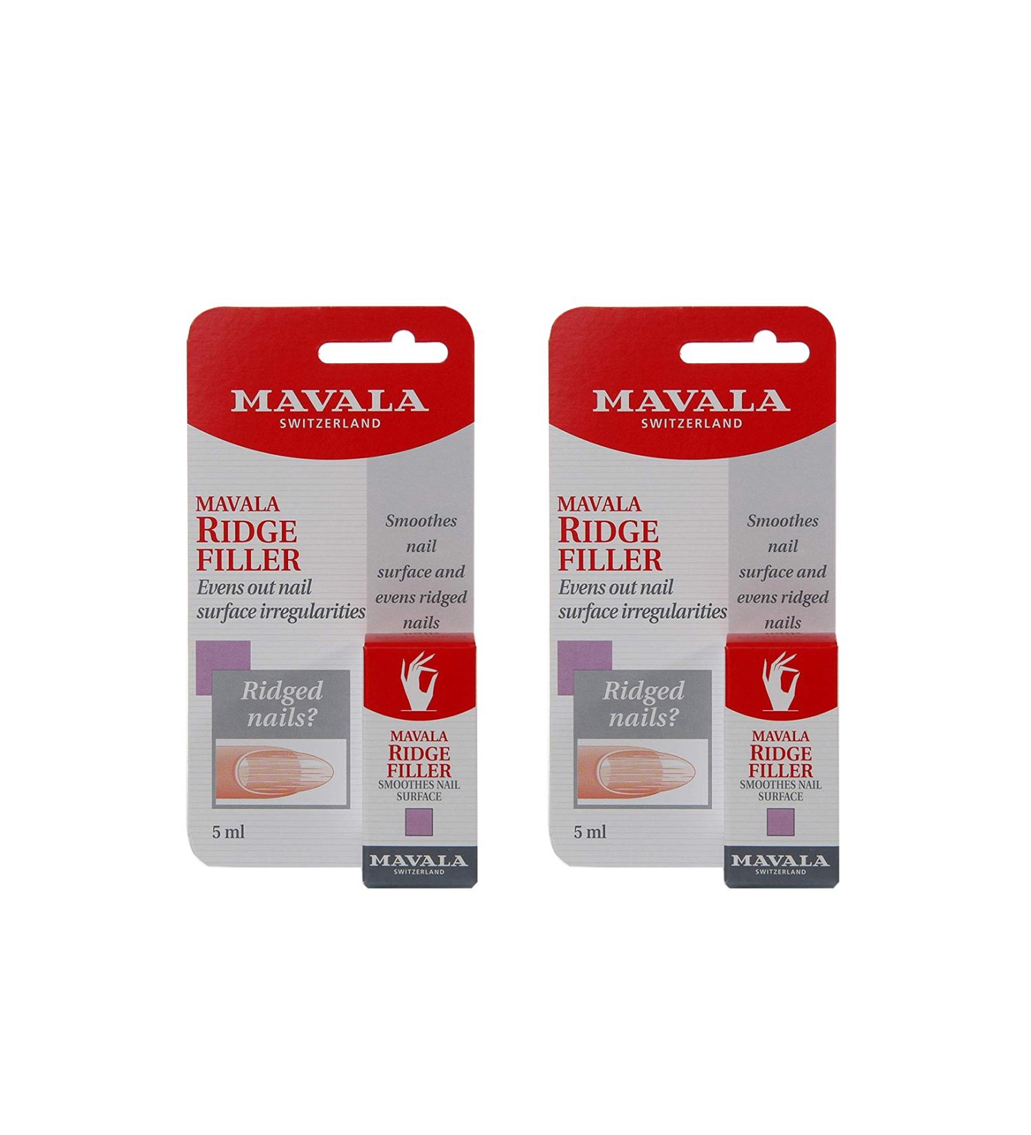 Mavala Ridge Filler Nail Hollow Filler 5 ml 2 Pieces