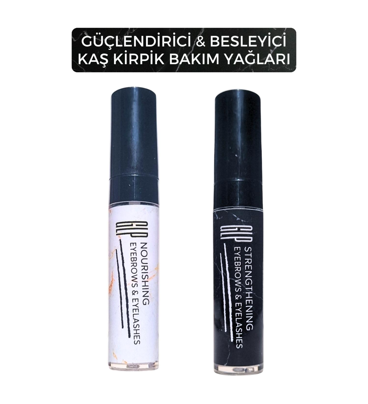 Gless Pena Eyebrow and Eyelash Strengthening and Nourishing Rosemary Argan and Coconut Avocado 2-Piece Serum