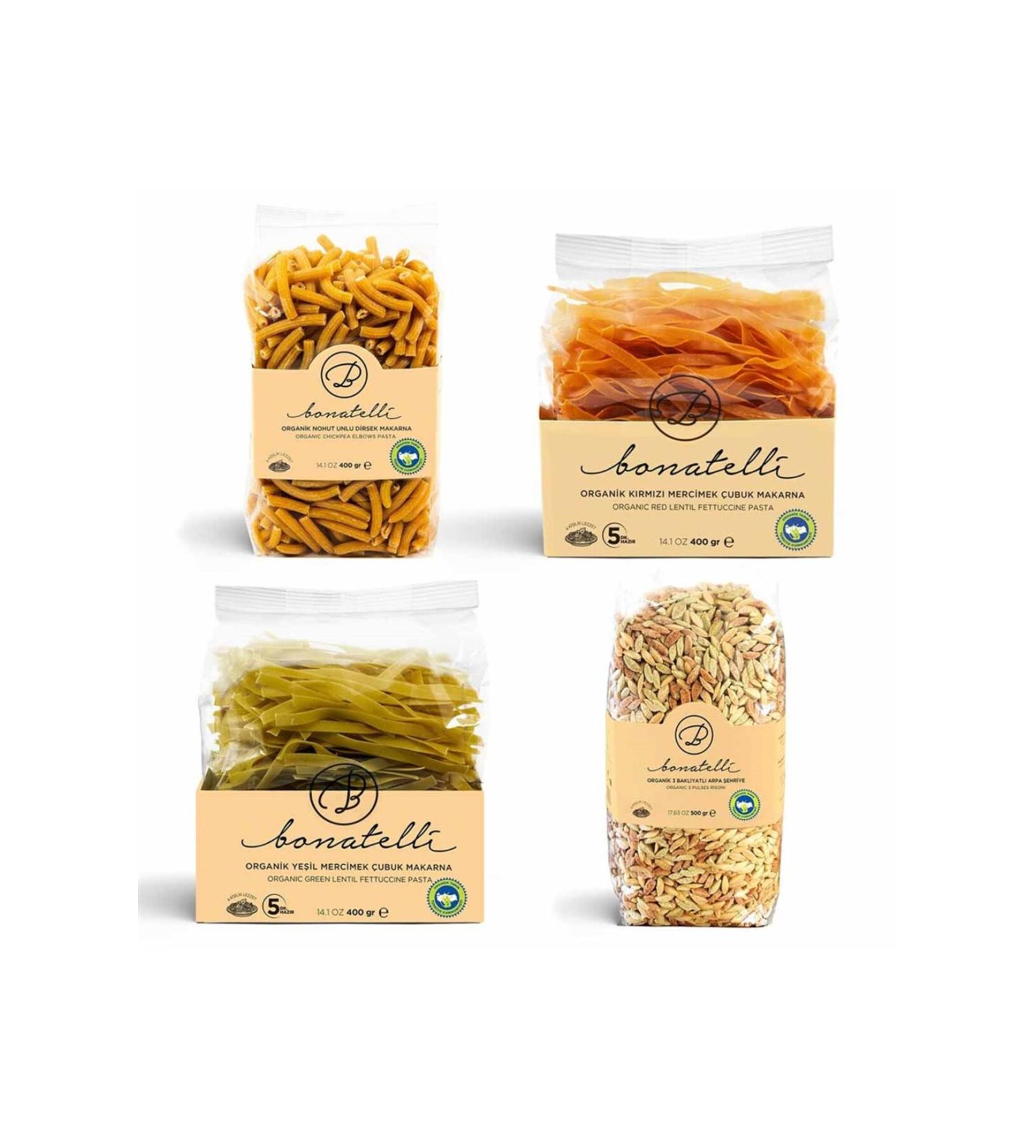 Bonatelli Legume Pasta Set of 4