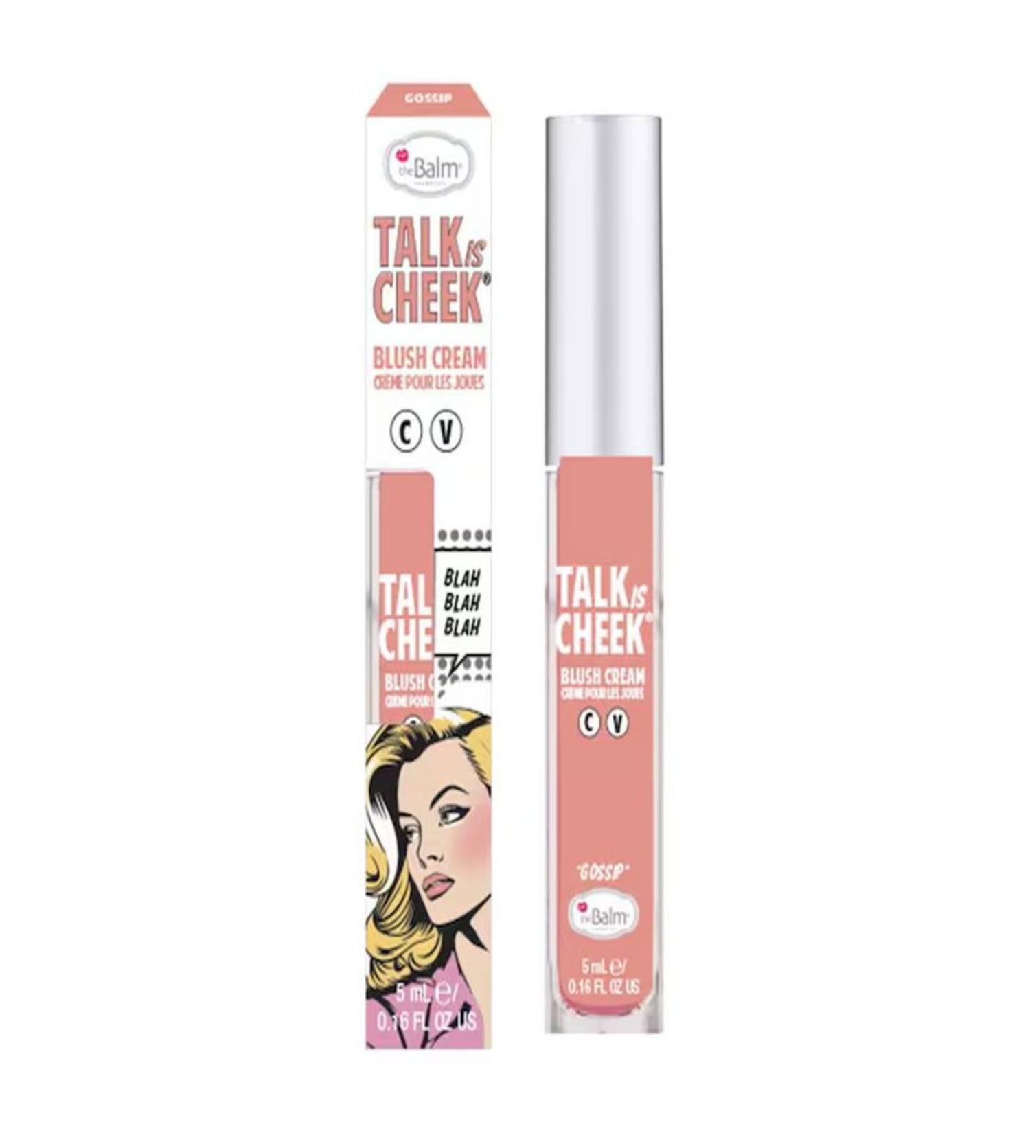 the balm Talk is Cheek Blush Cream cream blush Intensely Pigmented Liquid Blush Cheek Cream Blush  - Buy Online on GoSupps.com