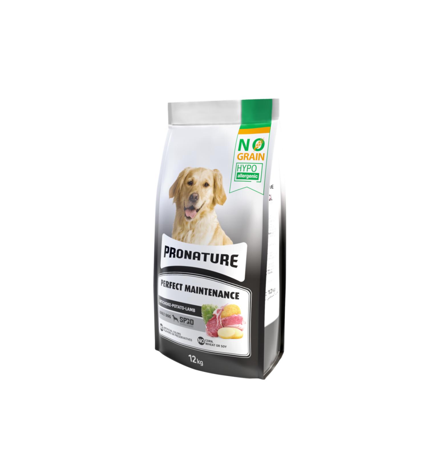 pronature Grain-Free Lamb Artichoke and Potato Adult Dog Food 12 Kg