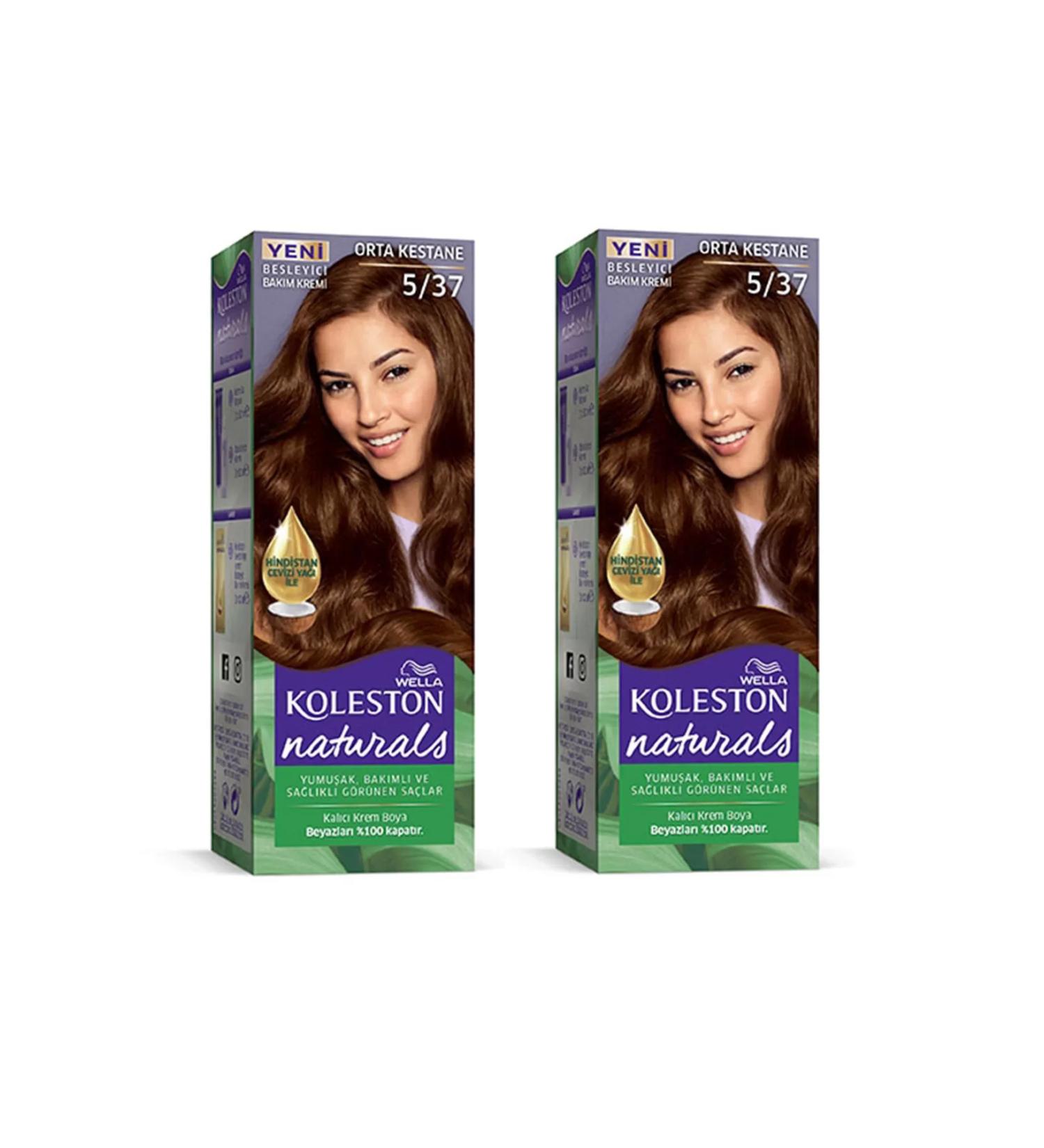 Skygo Naturals Hair Dye Medium Chestnut 5/37 2x Pack