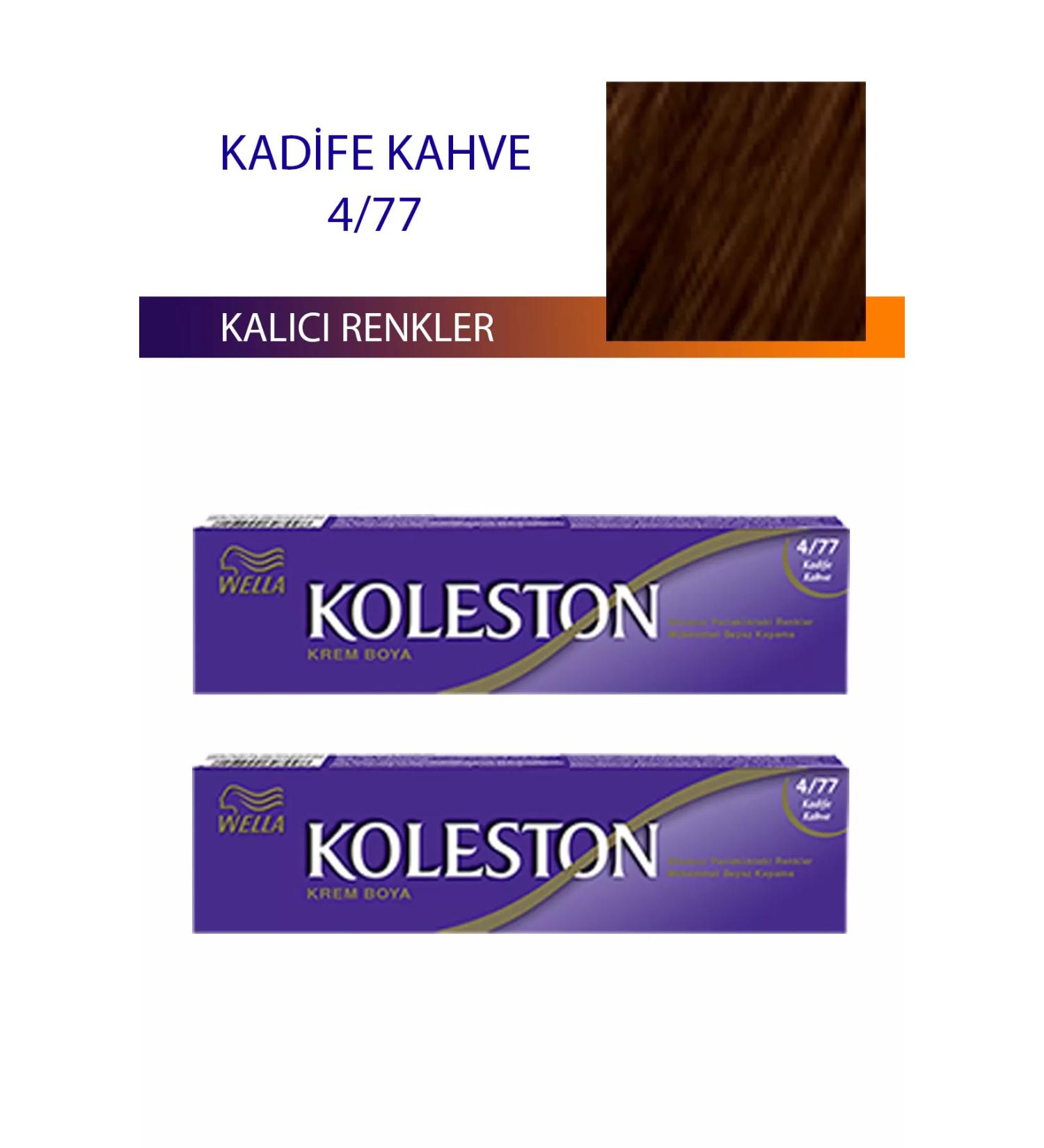 Skygo 2 Pieces Single Tube Hair Dye Velvet Brown 4/77