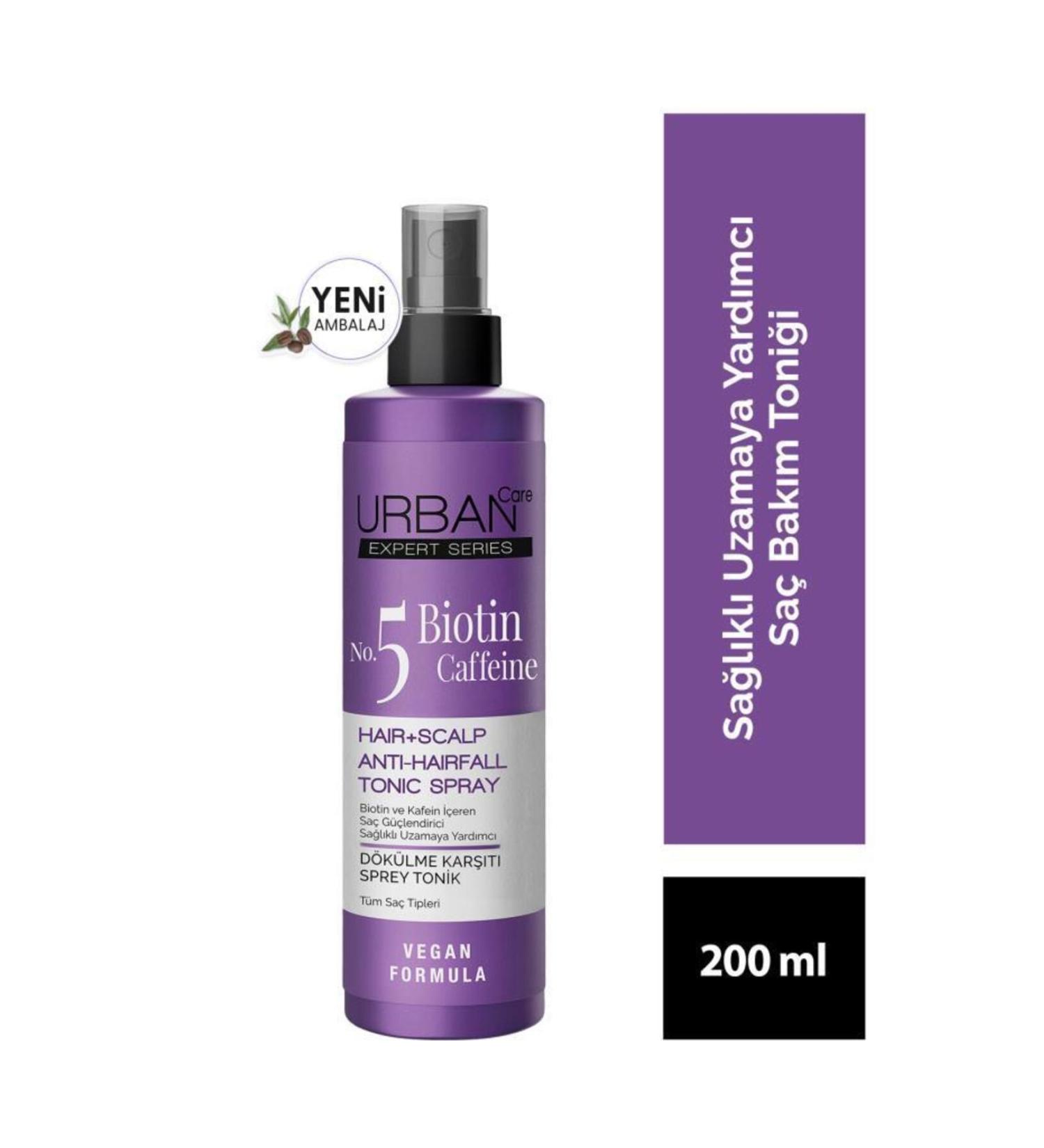 Urban Care Expert Biotin And Caffeine Anti-Loss Hair Care Tonic-200 ml-vegan - Buy Online on GoSupps.com