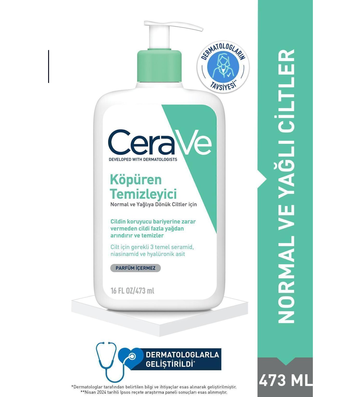 CeraVe Foaming Cleanser 473 ml - Foaming Cleanser - Buy Online on GoSupps.com