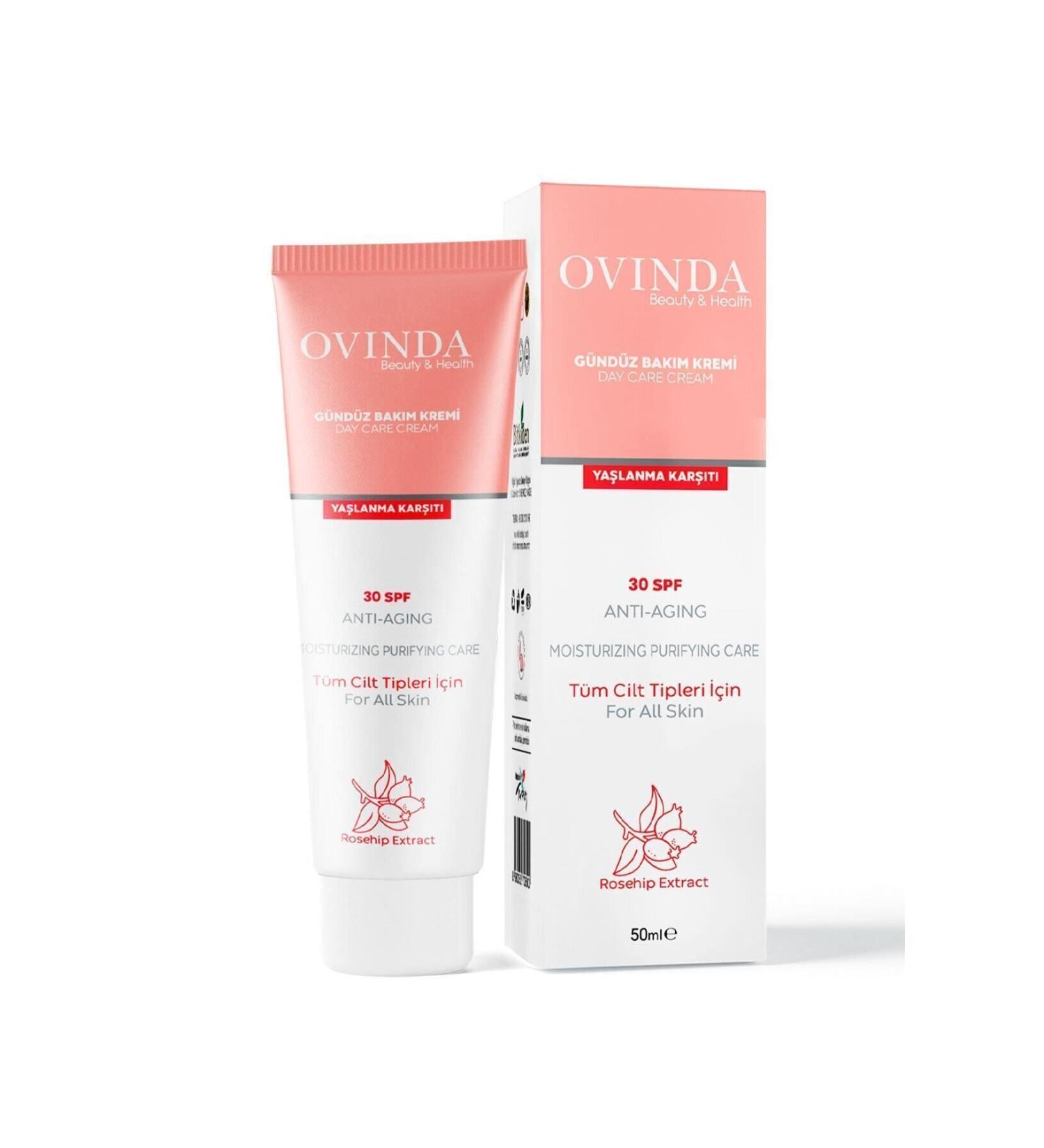 Ovinda Day Care Cream Spf30 Sunscreen - Anti-Spot Anti-Aging & Anti-Wrinkle 50 ml - Buy Online on GoSupps.com