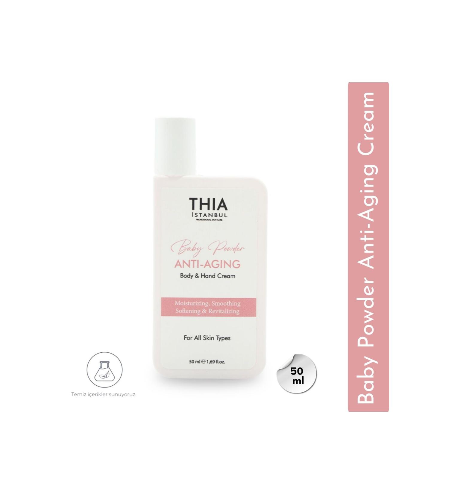 THIA Istanbul Baby Powder Anti Aging Hand Cream - Buy Online on GoSupps.com