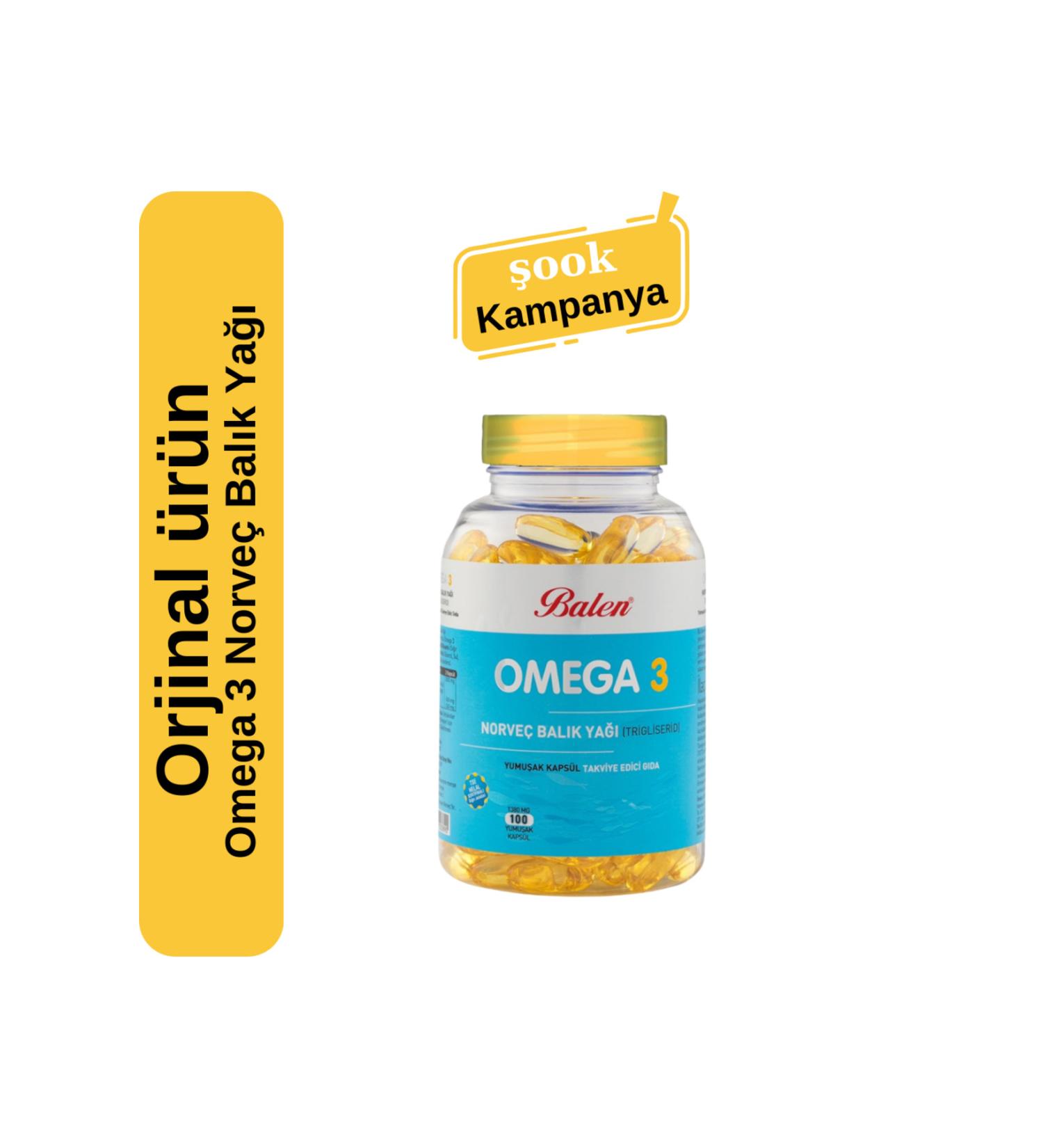 Balen Omega 3 Norwegian Fish Oil 1380mg 100 Capsules Balen - Buy Online on GoSupps.com