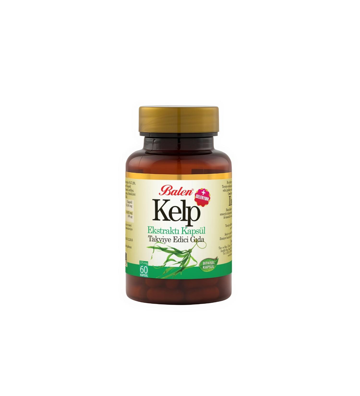 Balen Kelp Extract + Selenium Capsule 375 Mg *60 Capsules