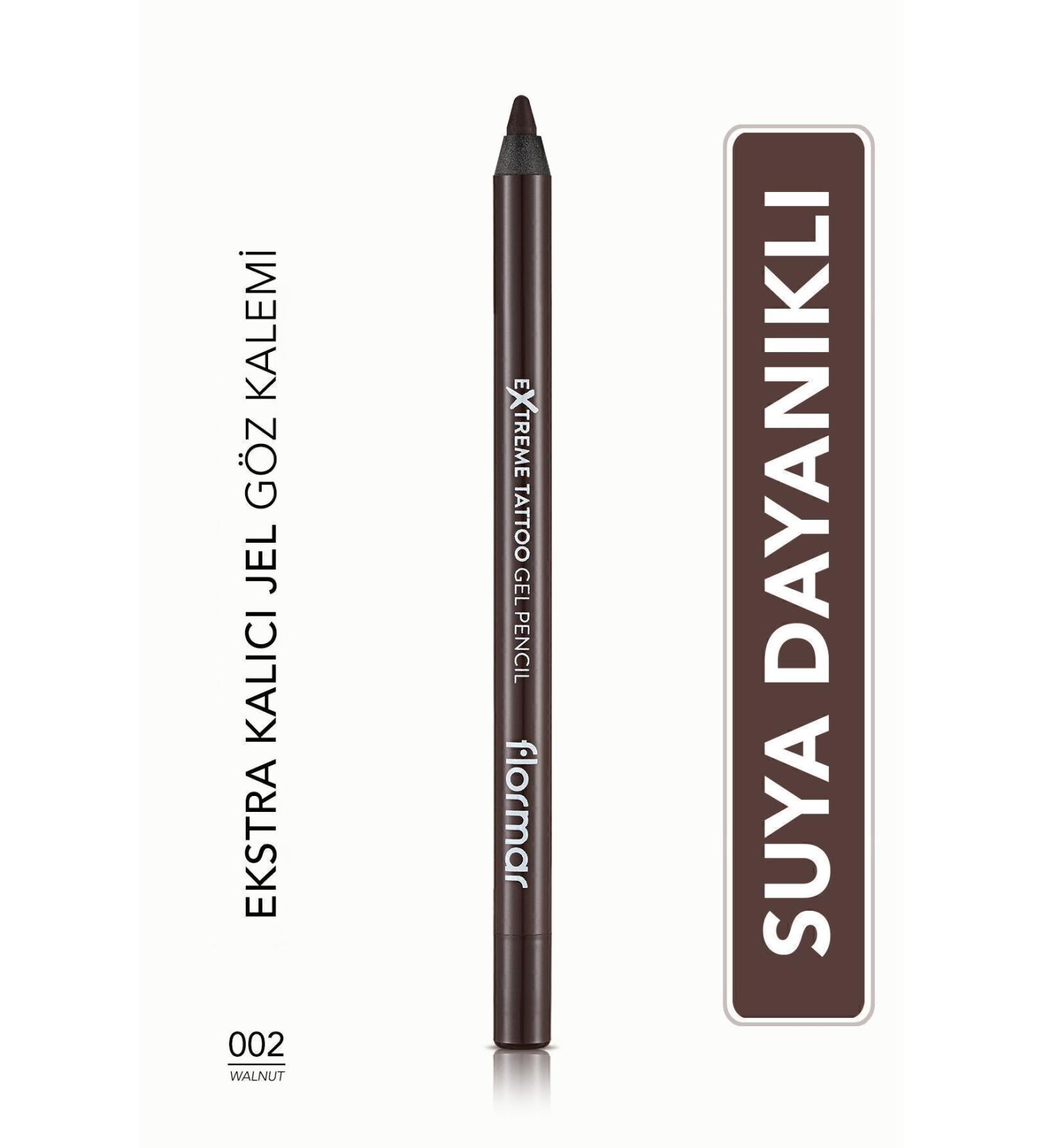 Flormar Gel Eye Pencil Creating Glamorous Looks With Its High Pigmentation-002 Eleg.1358 Eye Pencil