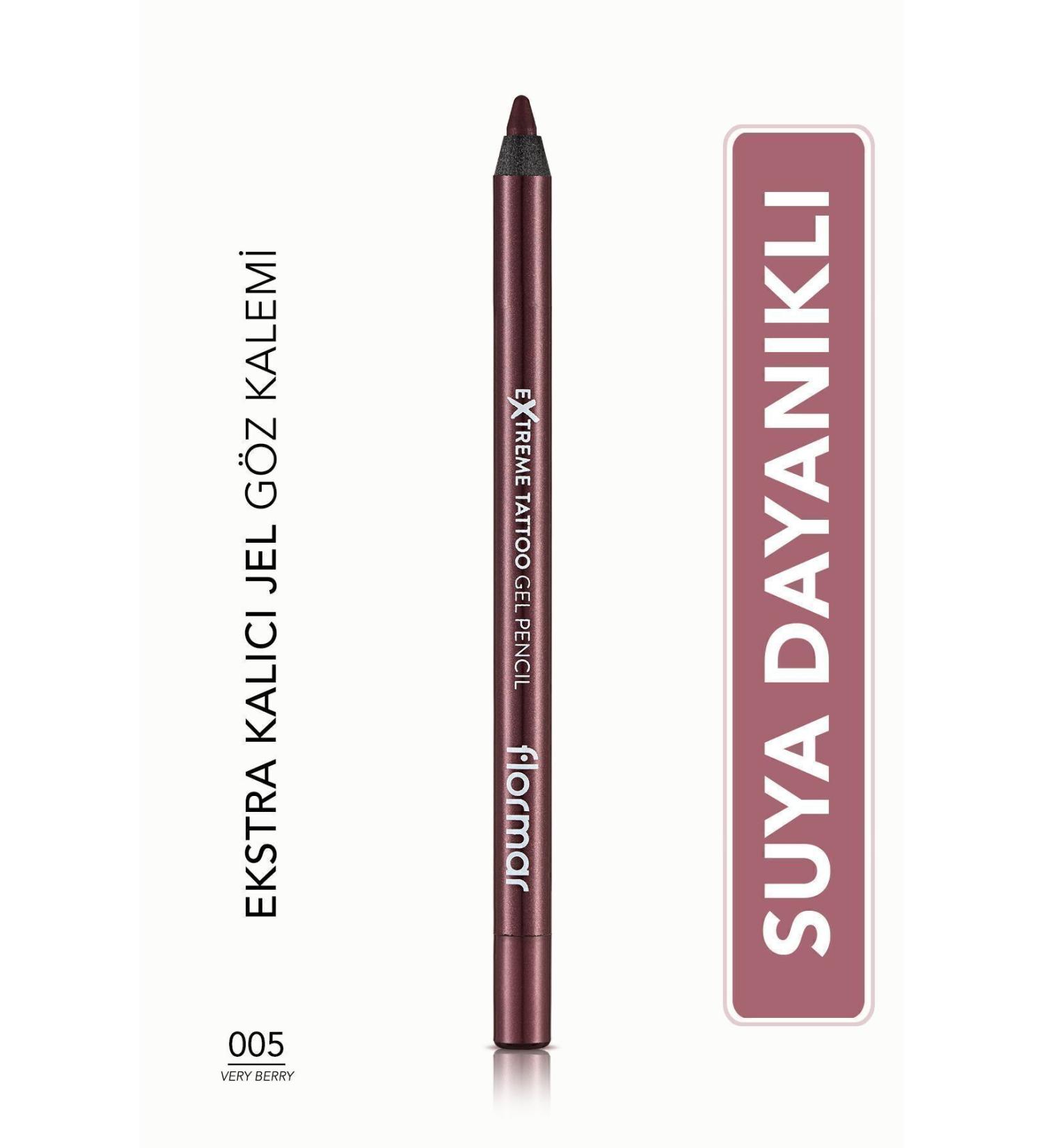 Flormar Gel Eye Pencil Creating Glamorous Looks with Its High Pigmentation-005 eleg.1359 - Buy Online on GoSupps.com