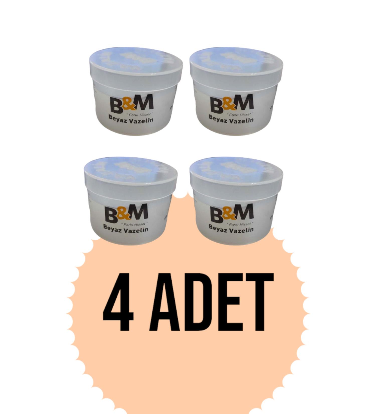 B&M Moisturizing Gel Vaseline 4 Pieces 50 ml (200 ml) - Buy Online on GoSupps.com