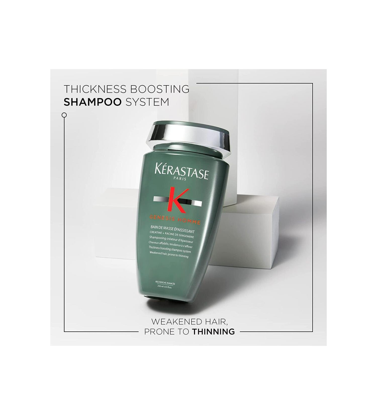 Kerastase /-*Kerastase Bain de Masse Epaississant Genesis Homme Anti-Hair Loss Strengthening Shampoo 250ml*- - Buy Online on GoSupps.com