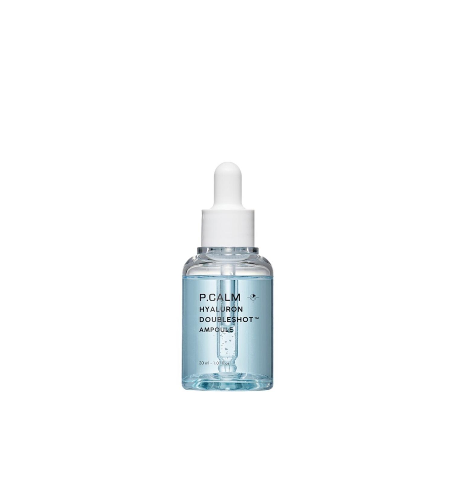 P Calm P.Calm Hyaluron Doubleshot Ampoule - Hydrating and Plumping Hyaluronic Acid Ampoule - Buy Online on GoSupps.com