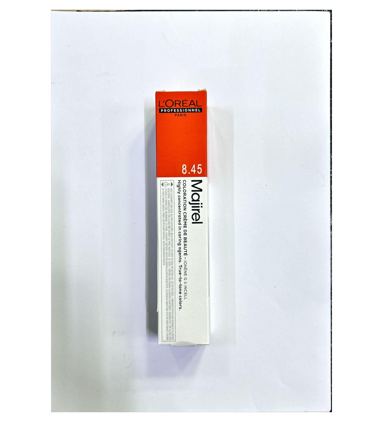 L'oreal Professionnel Loreal Majirel Hair Dye 8.45 Dark Blonde Copper Akaj 50ml