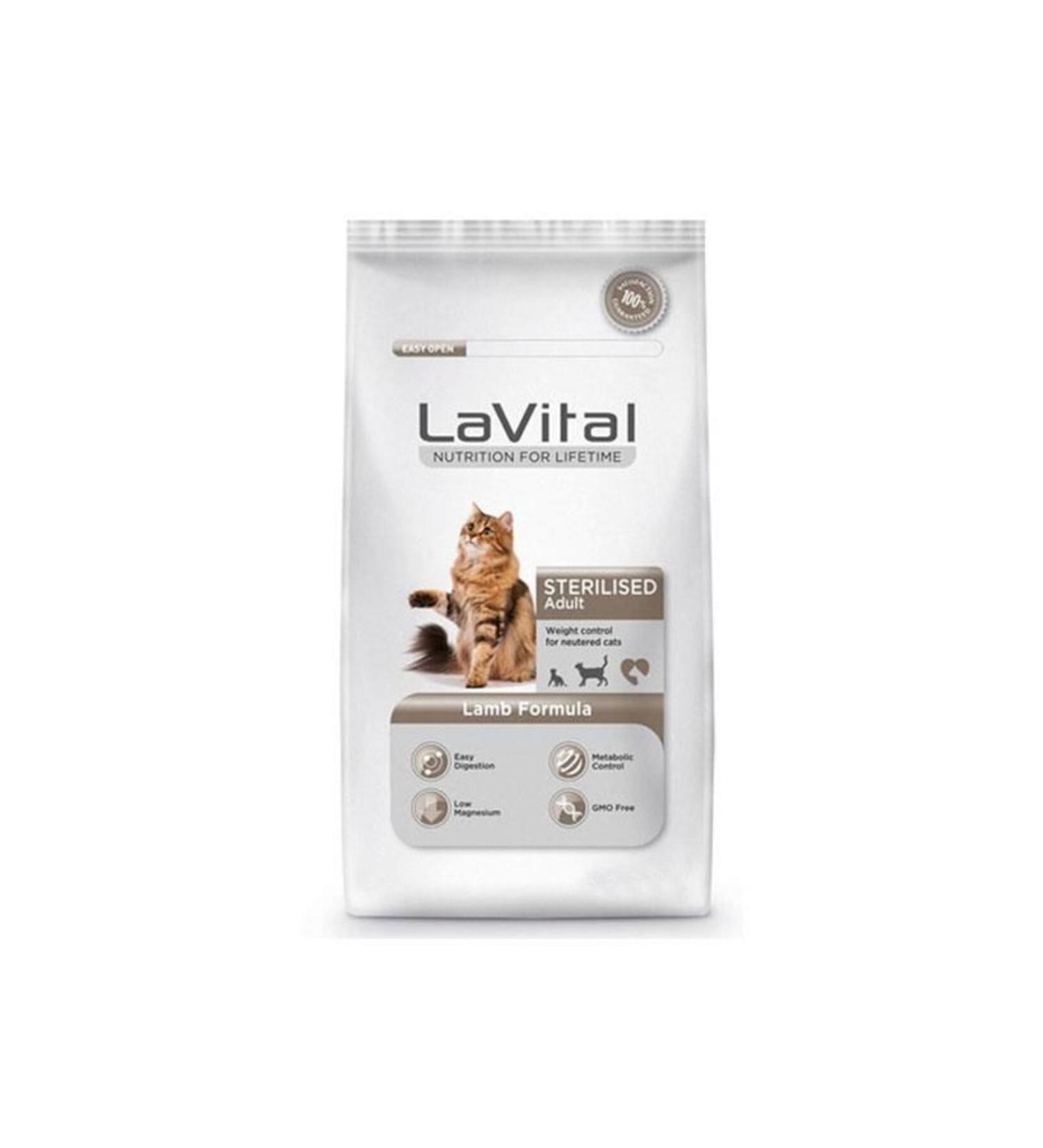 La Vital Lamb Sterilized Cat Food 12 Kg - Buy Online on GoSupps.com