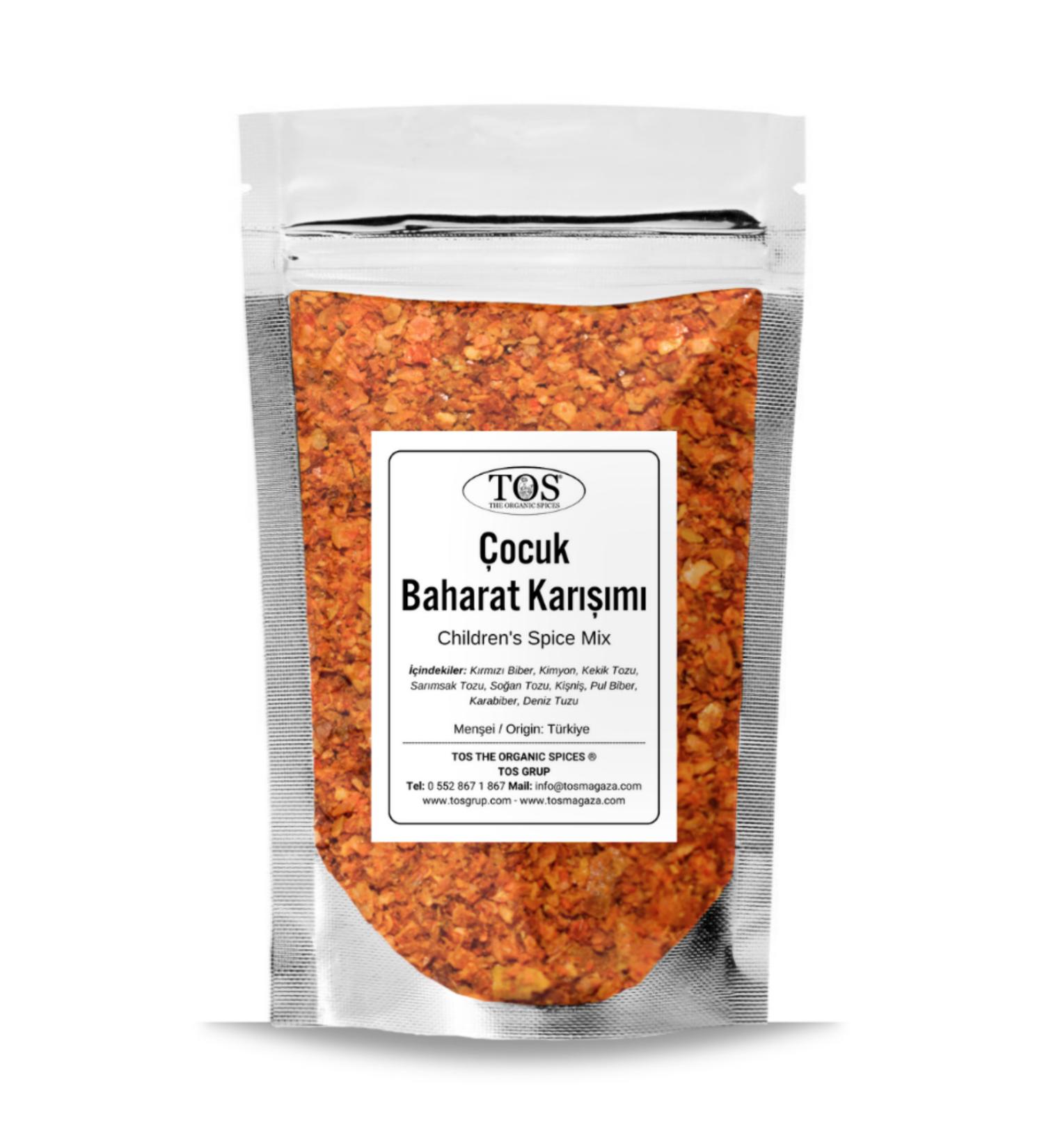 TOS The Organic Spices Kids Spice Blend 500 gr Kid's Spice Blend - Premium Quality | Spice Mix