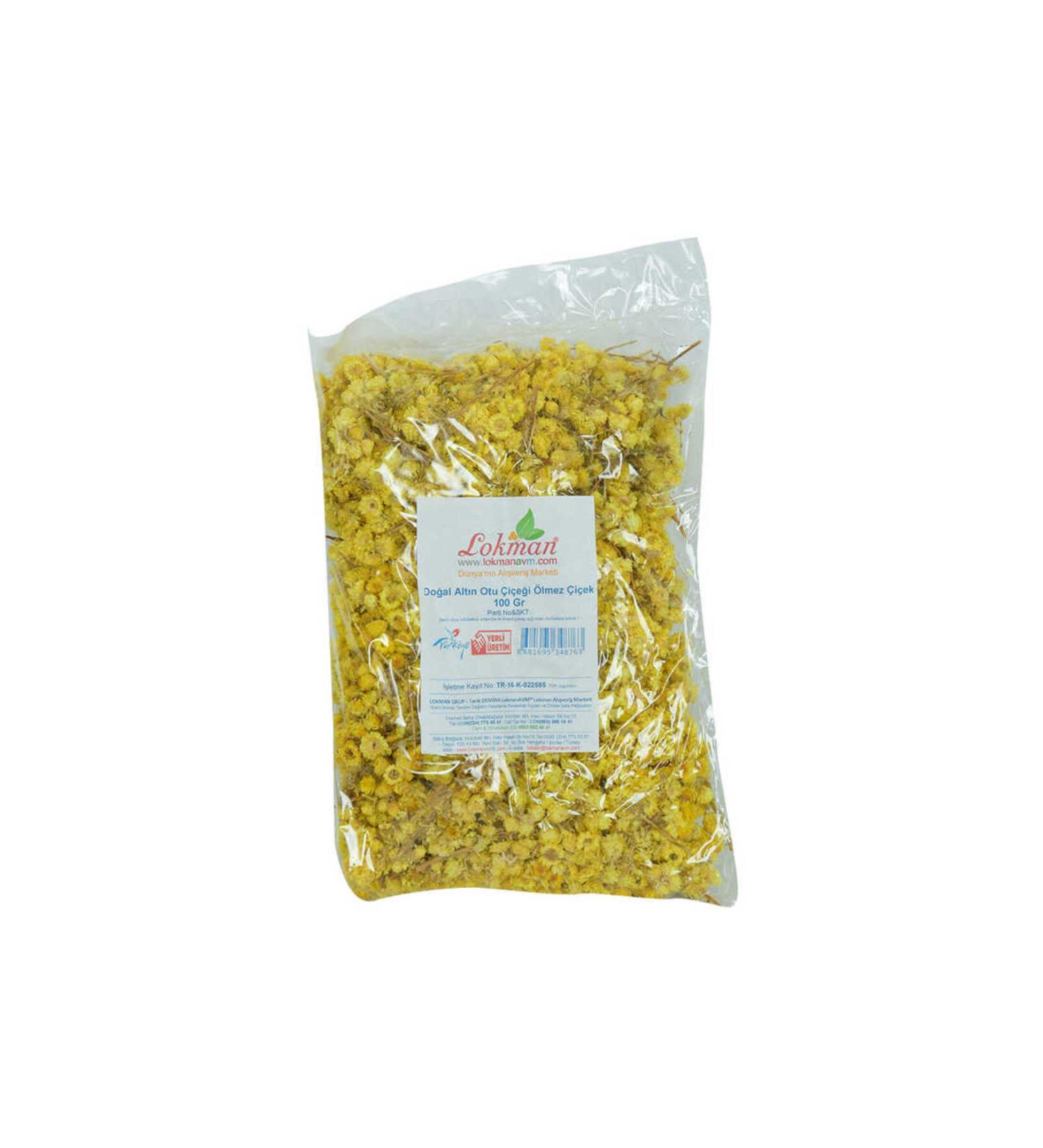 opencart New Season Clez Golden Grass Flower Immortelle Flower Natural 100 Gr Package Campaign