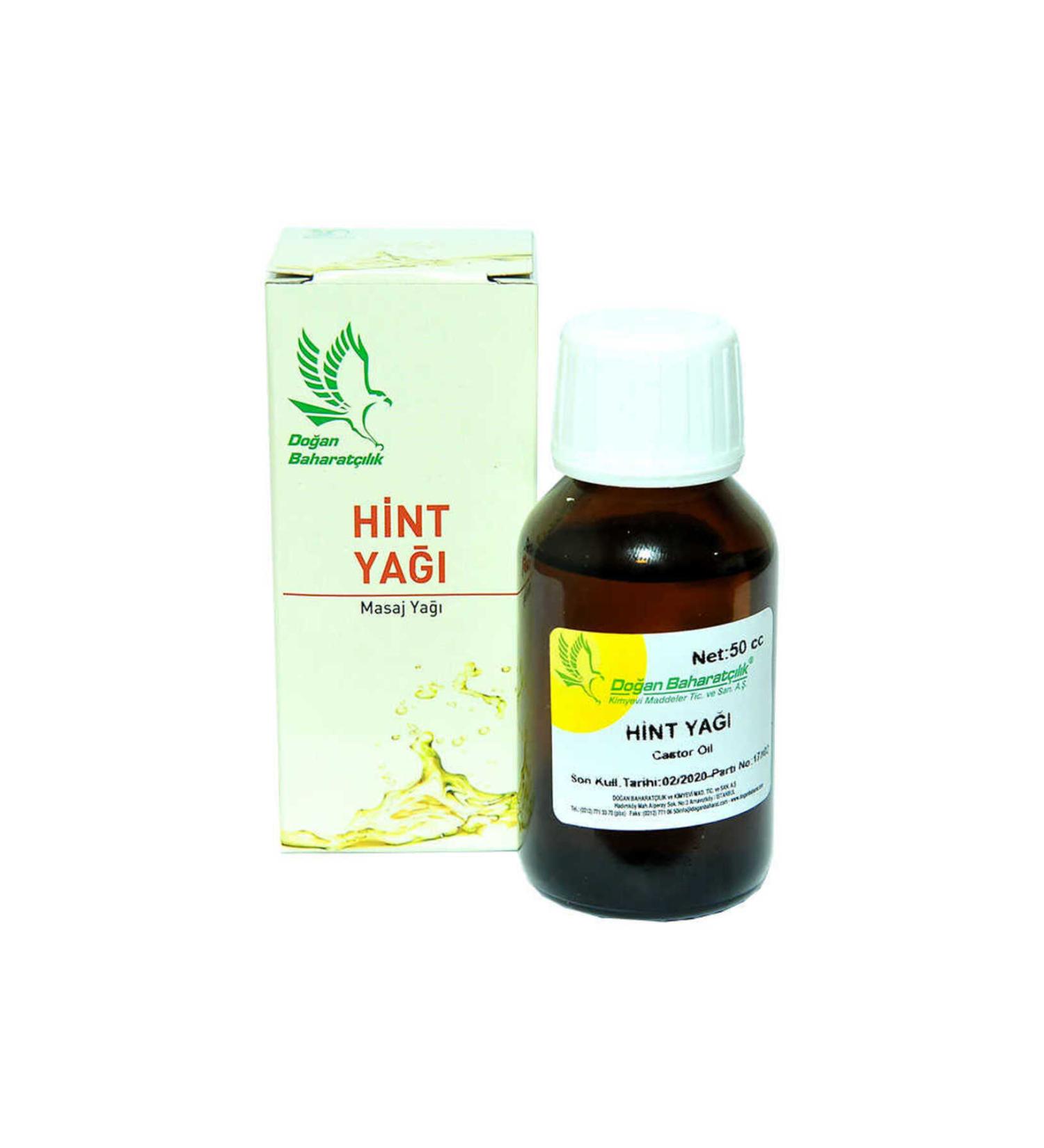 Castor Oil 50 cc - Massage and Eyebrow Cryptic Care Oil