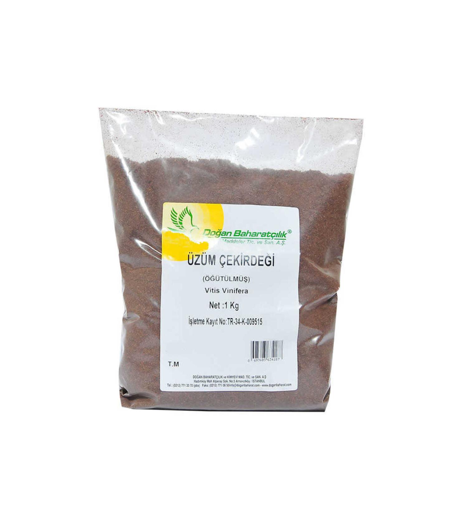 CLZ214 Grape Seed Ground Natural 1000 Gr Package