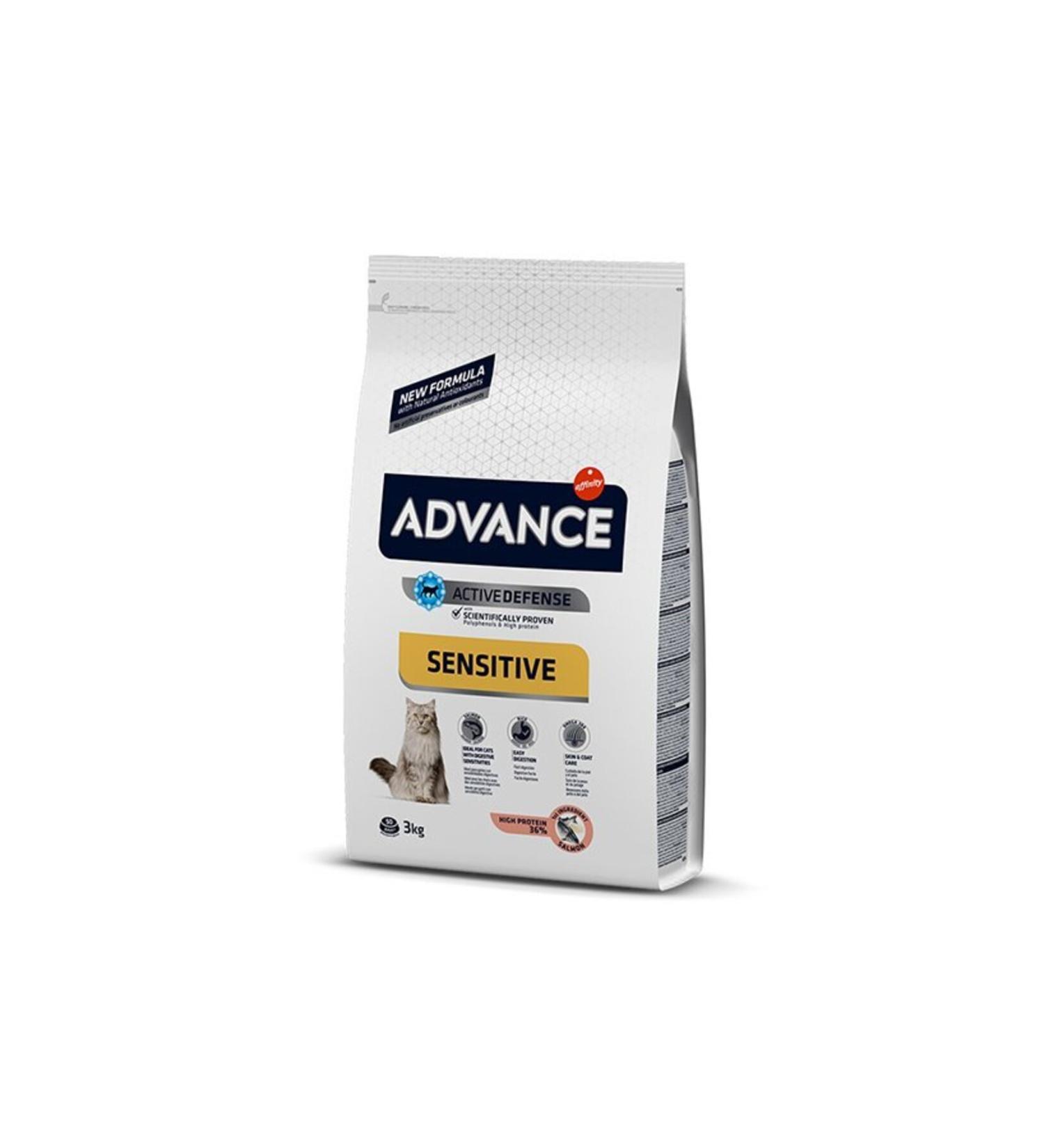 Advance Cat Adult Salmon Sensitive 3 Kg - Buy Online on GoSupps.com