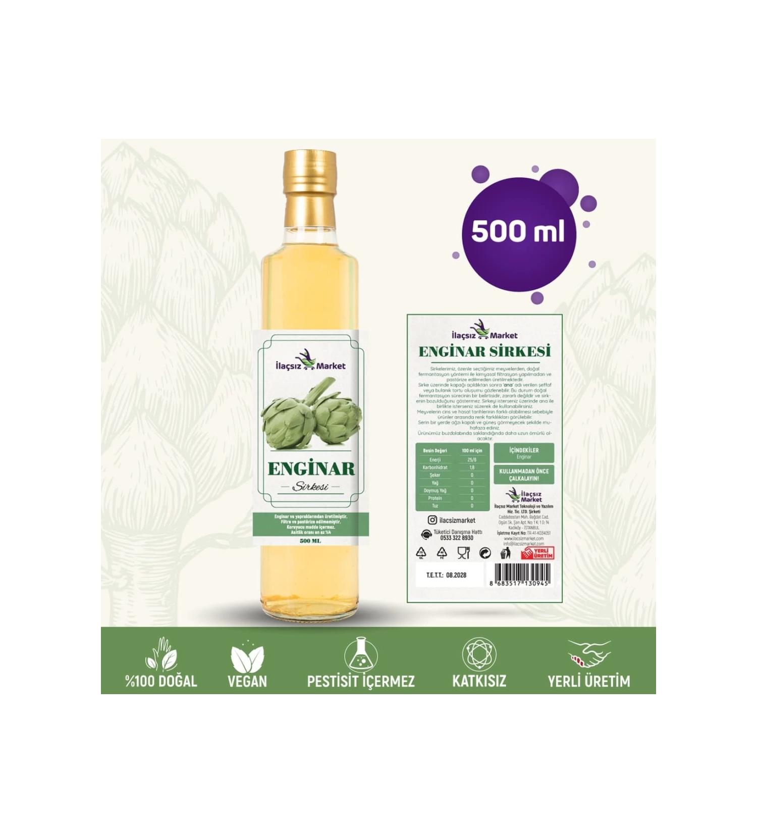Drug-Free Market Artichoke Vinegar / 500 ml (VERY SHARP)