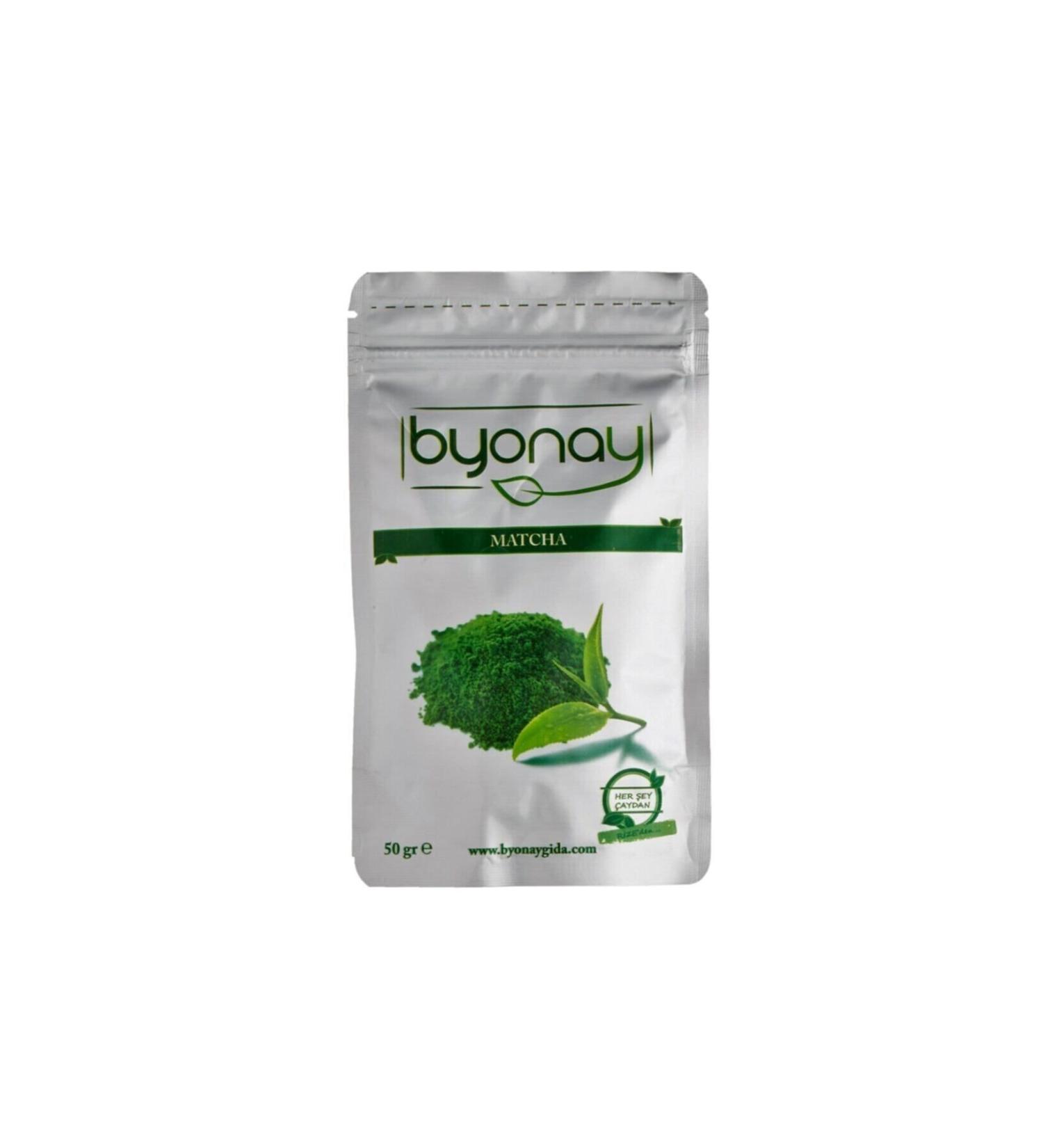 byonay Matcha (GREEN TEA POWDER) 50 grams - Buy Online on GoSupps.com