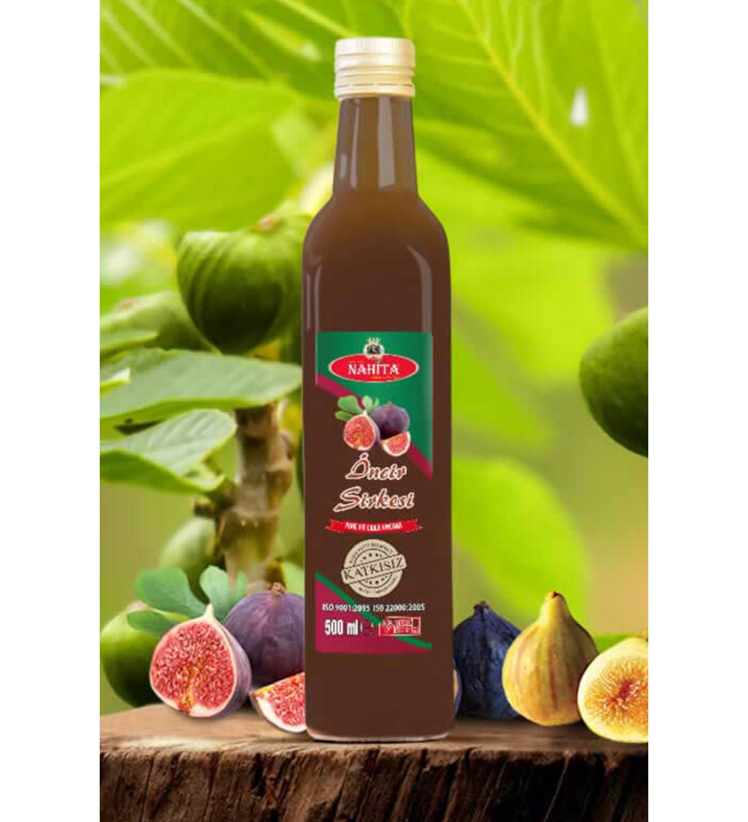 AYKAN Fig Vinegar 100% natural Additive-Free 500 ml - AYK9377-5959