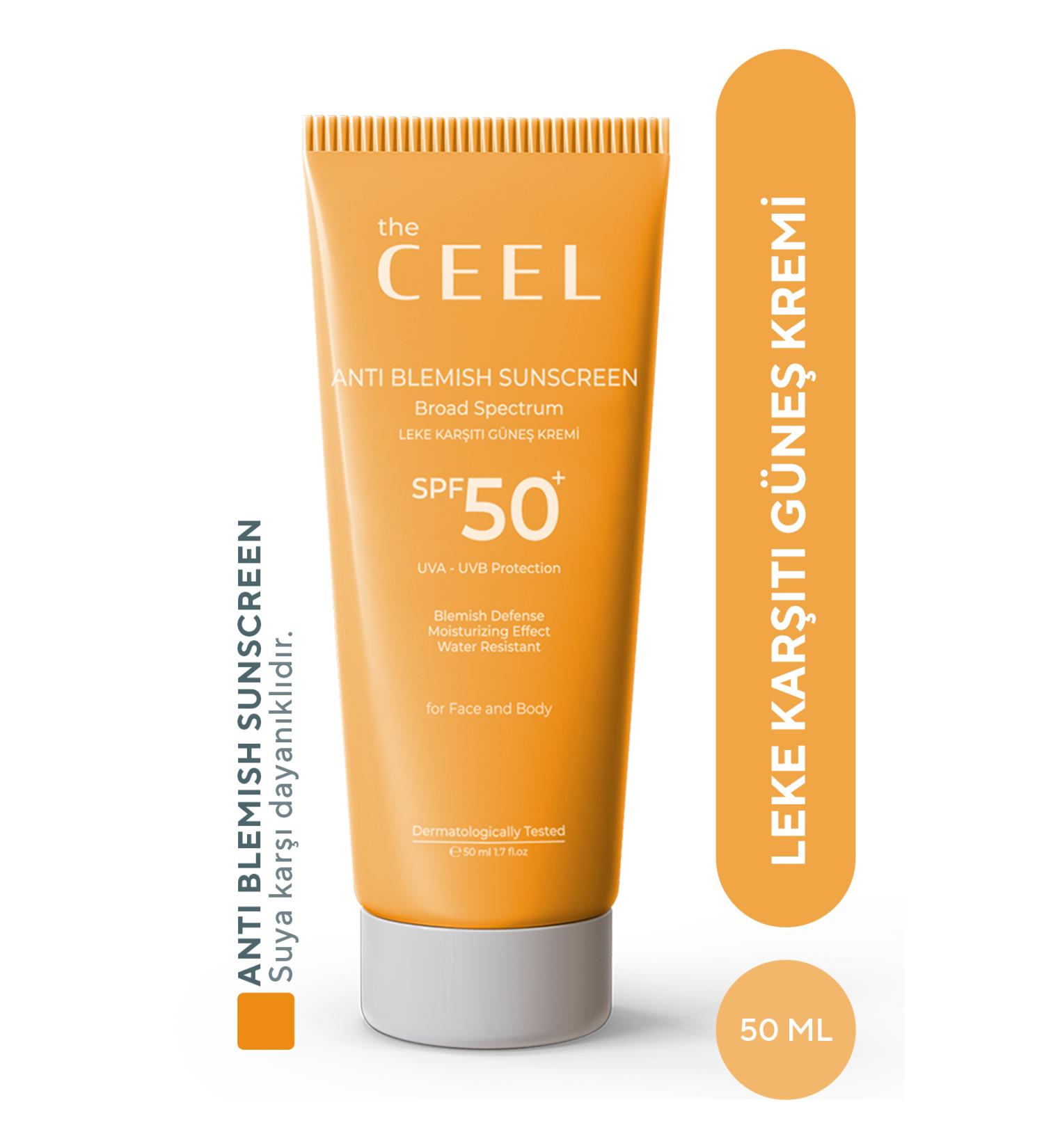 The Ceel Anti-Spot High Protection SPF 50+ Sun Cream for All Skin Types with Glutathione Effect 50 ml - Buy Online on GoSupps.com