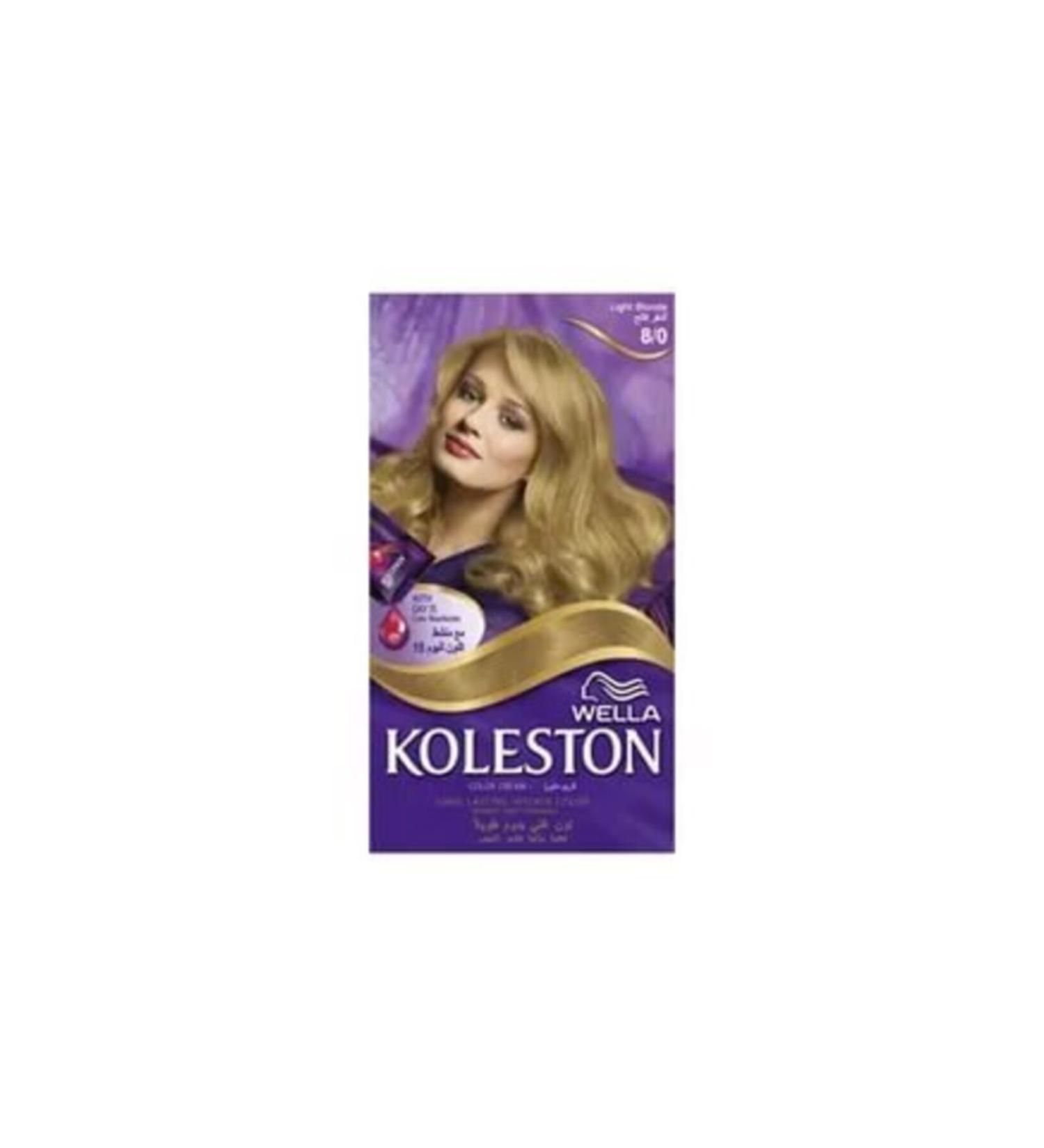 Wella Koleston Kit 8.0 Light Blonde Hair Dye